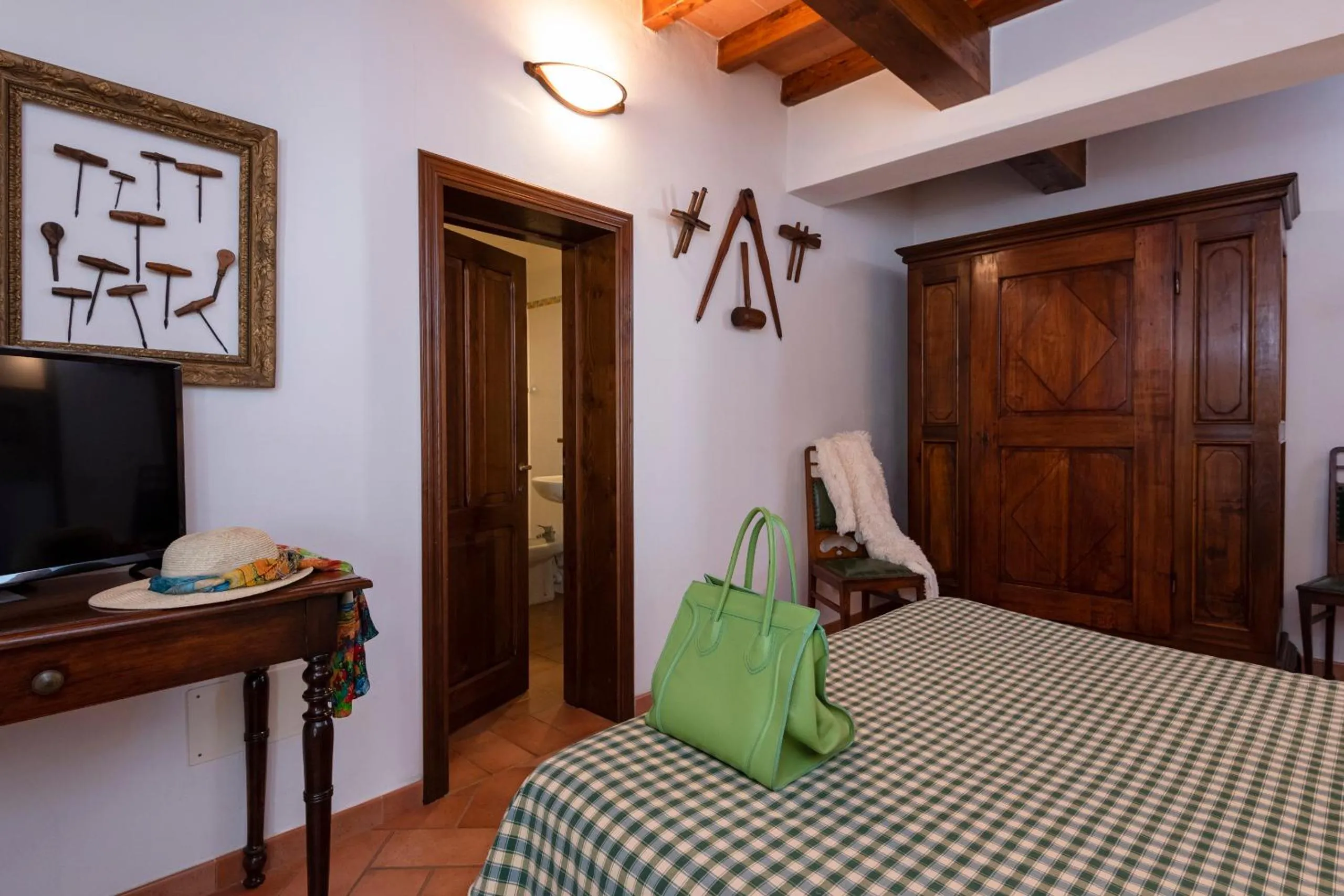 Bedroom, Bed in Agriturismo La Rombaia