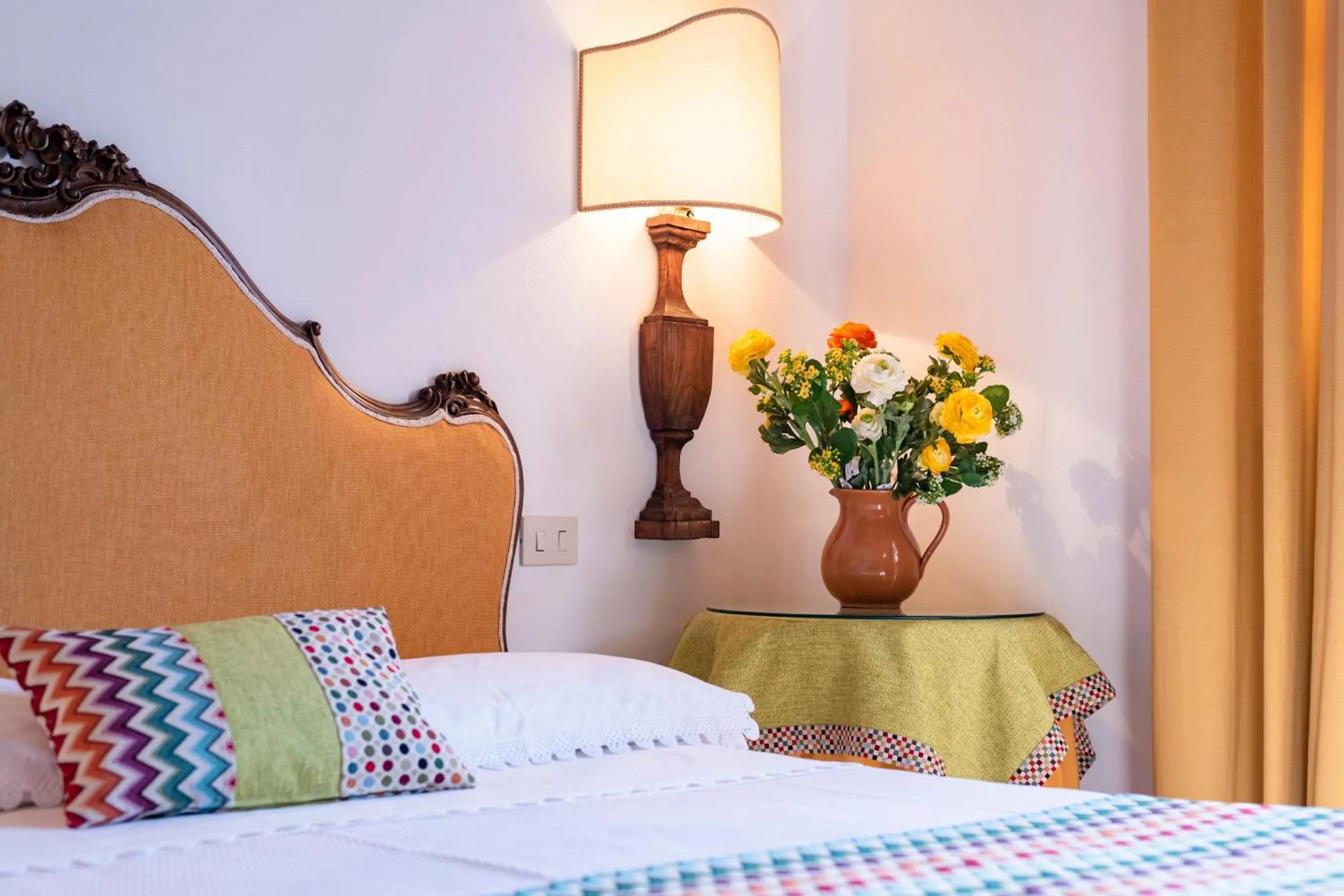 Bed in Agriturismo La Rombaia