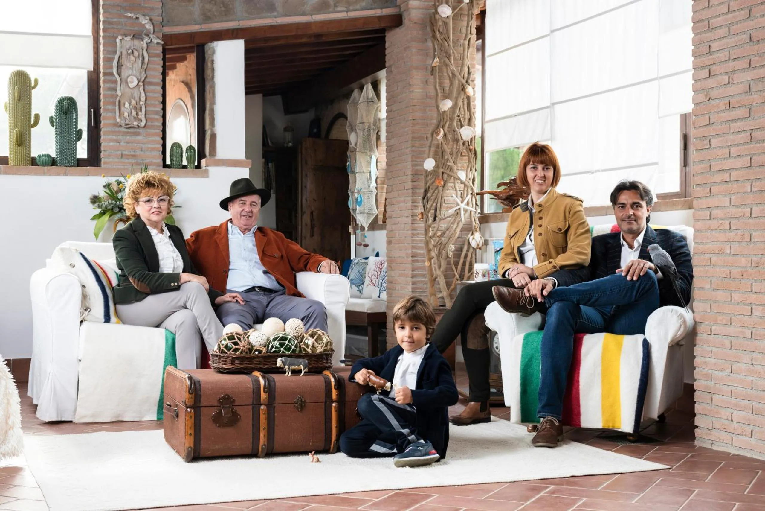 Family in Agriturismo La Rombaia