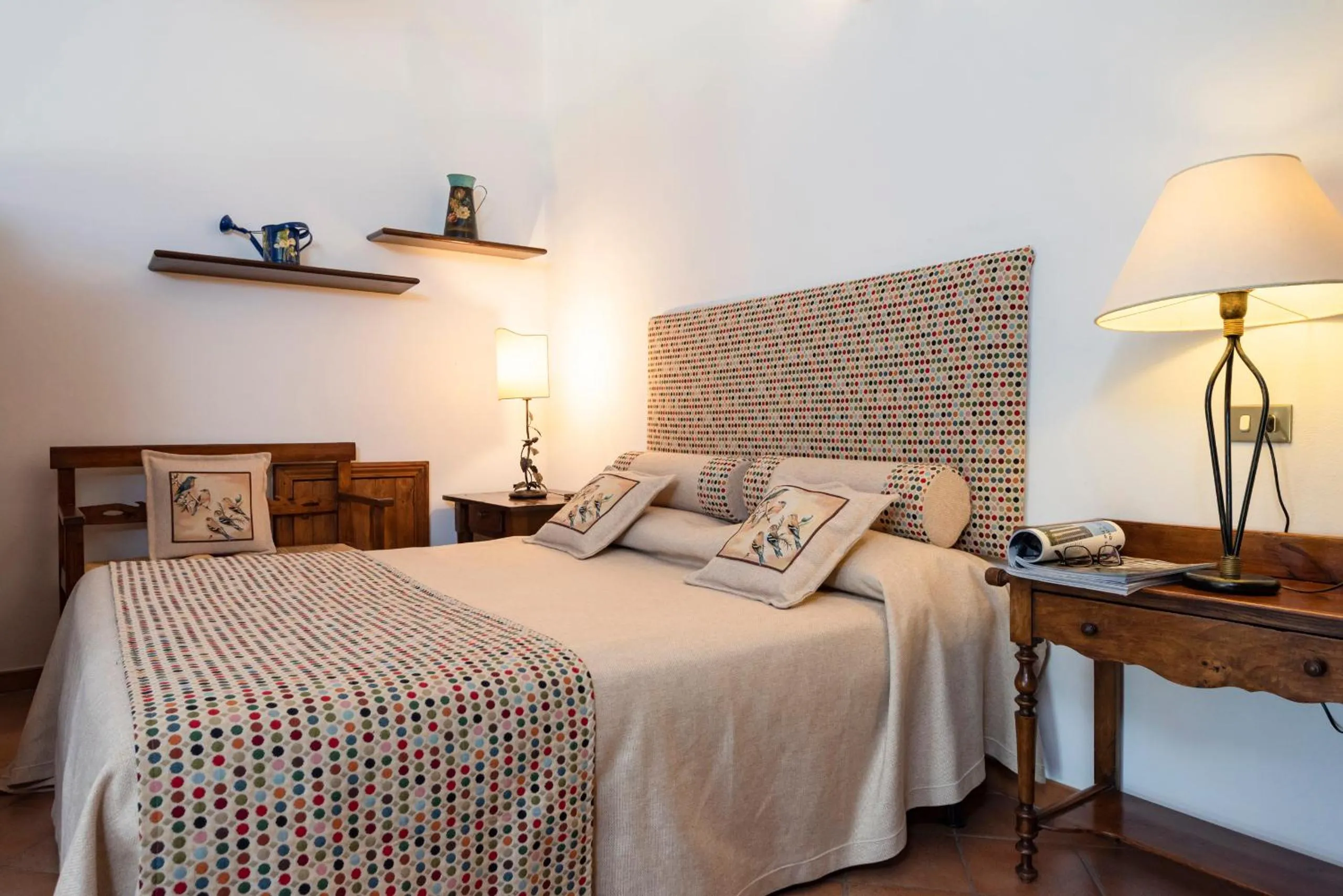 Bed in Agriturismo La Rombaia