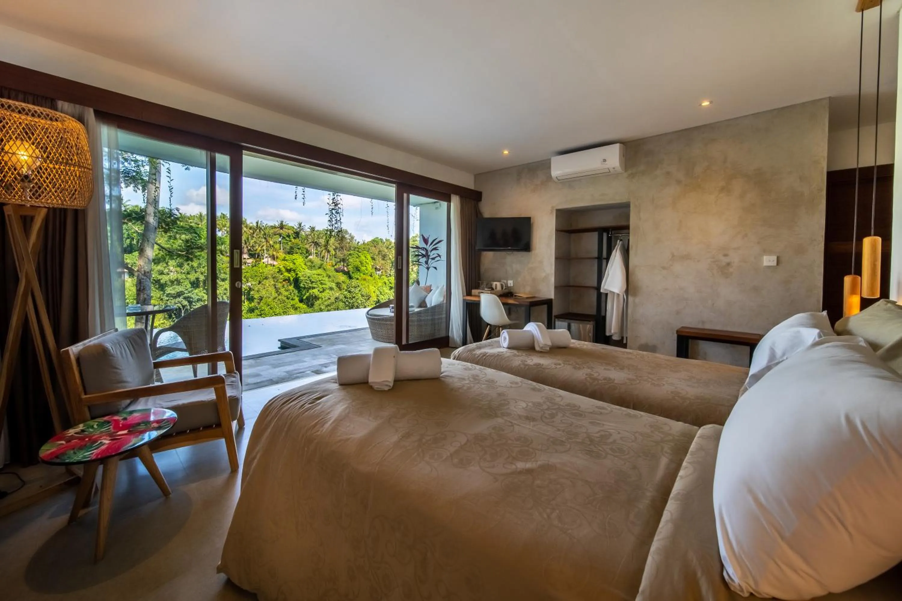 Bed in The Hidden Paradise Ubud - CHSE Certified