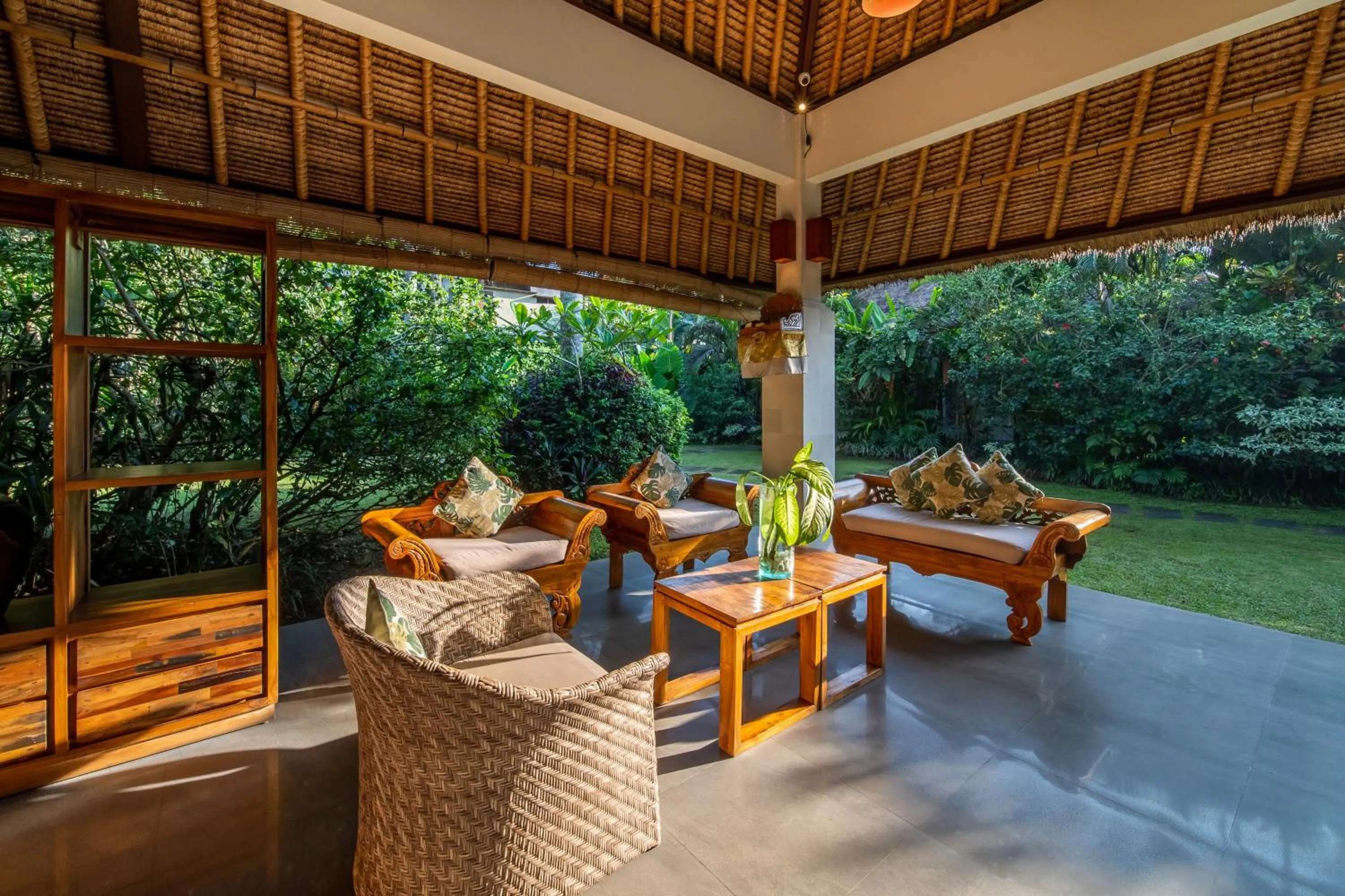 Patio in The Hidden Paradise Ubud - CHSE Certified