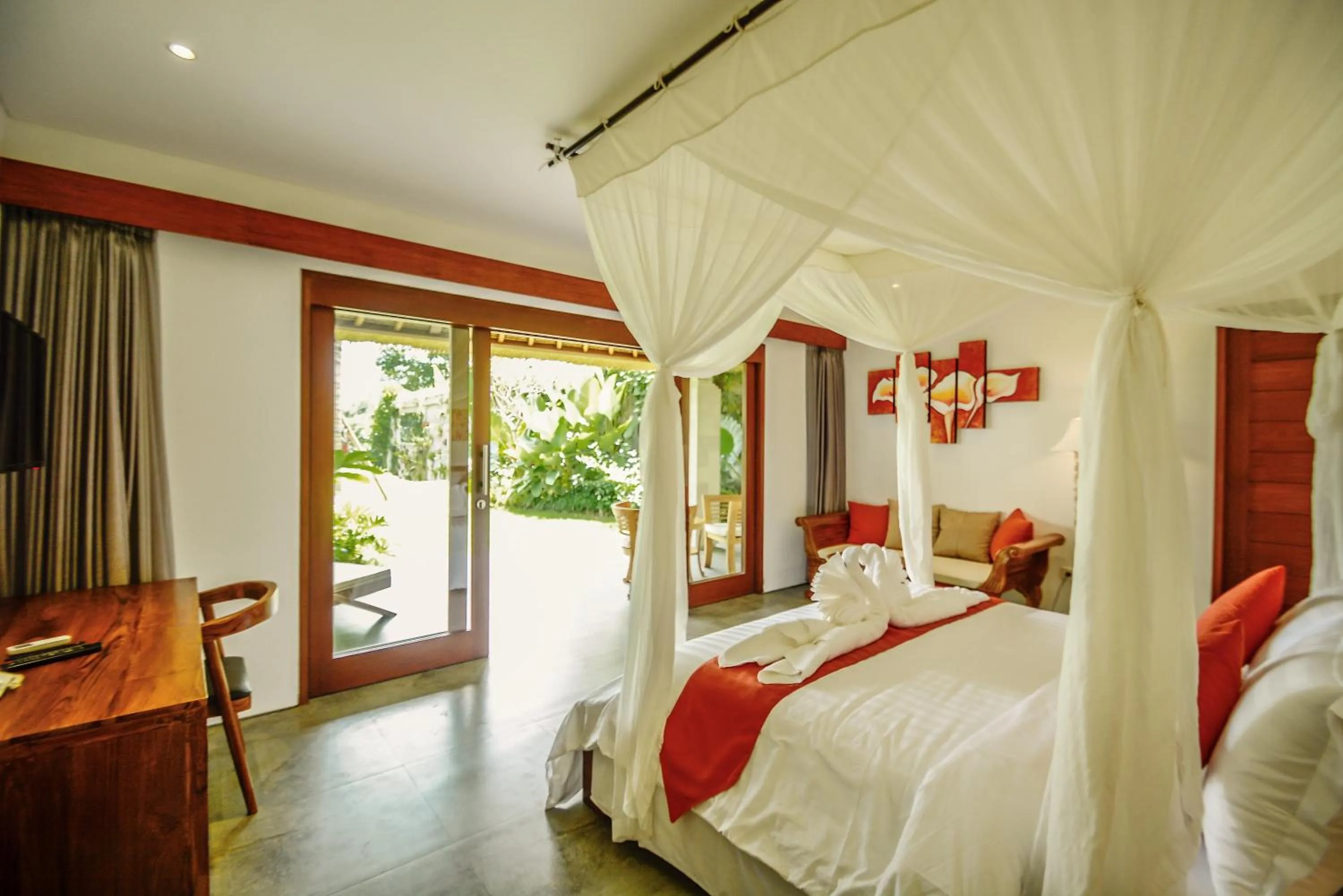 Bed in The Hidden Paradise Ubud - CHSE Certified