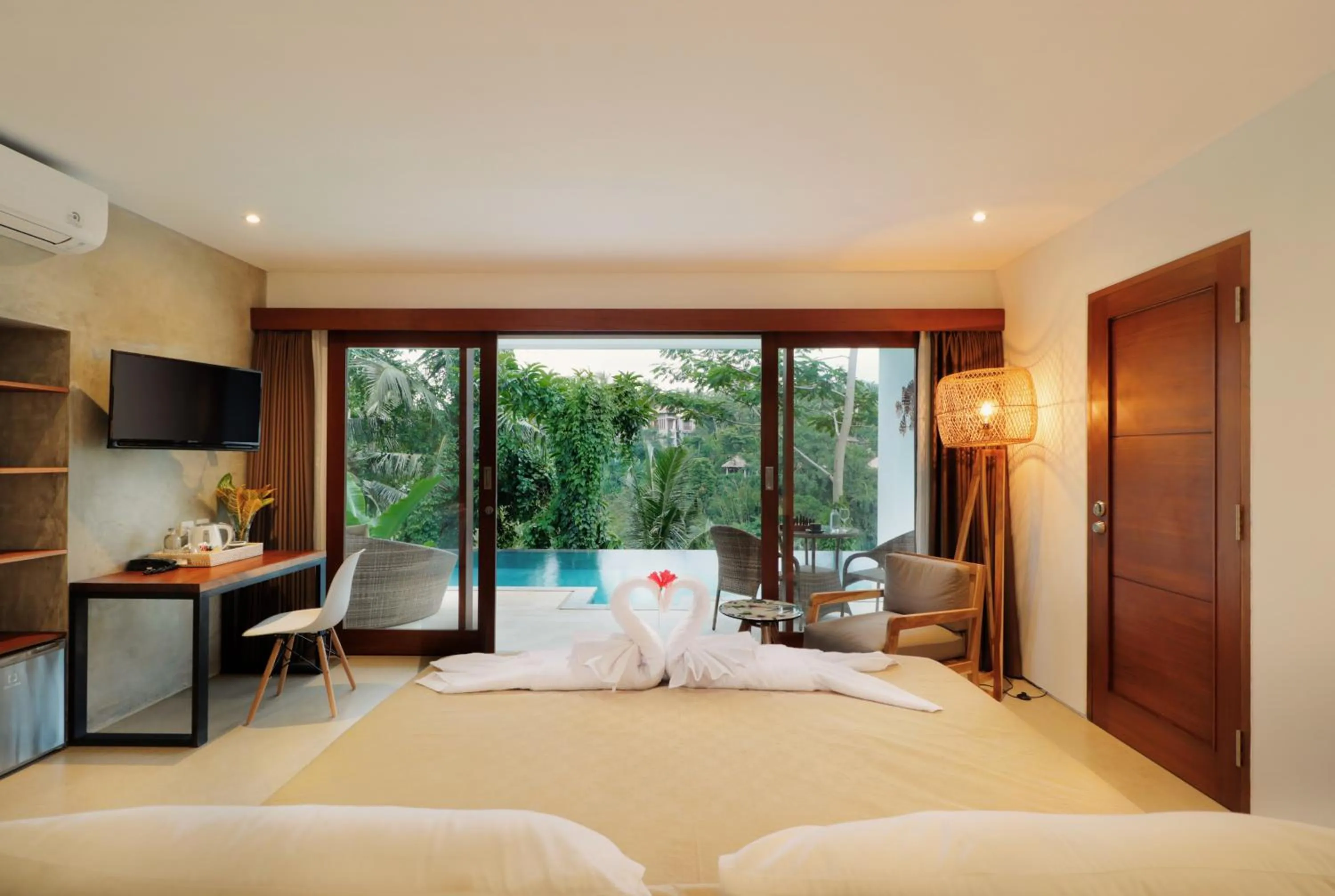 Bed in The Hidden Paradise Ubud - CHSE Certified