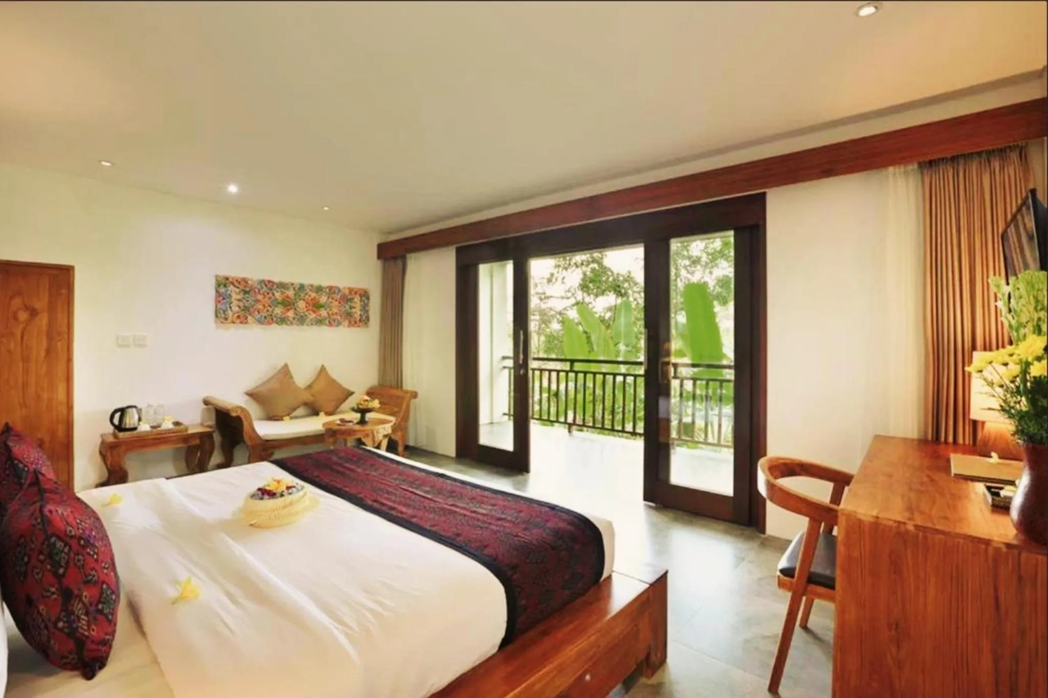 Bed in The Hidden Paradise Ubud - CHSE Certified