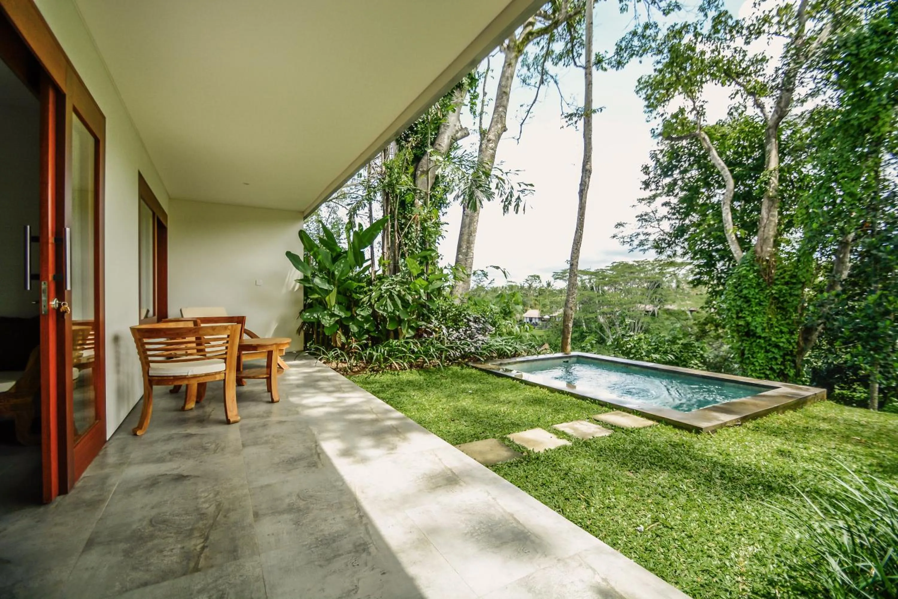 Patio in The Hidden Paradise Ubud - CHSE Certified