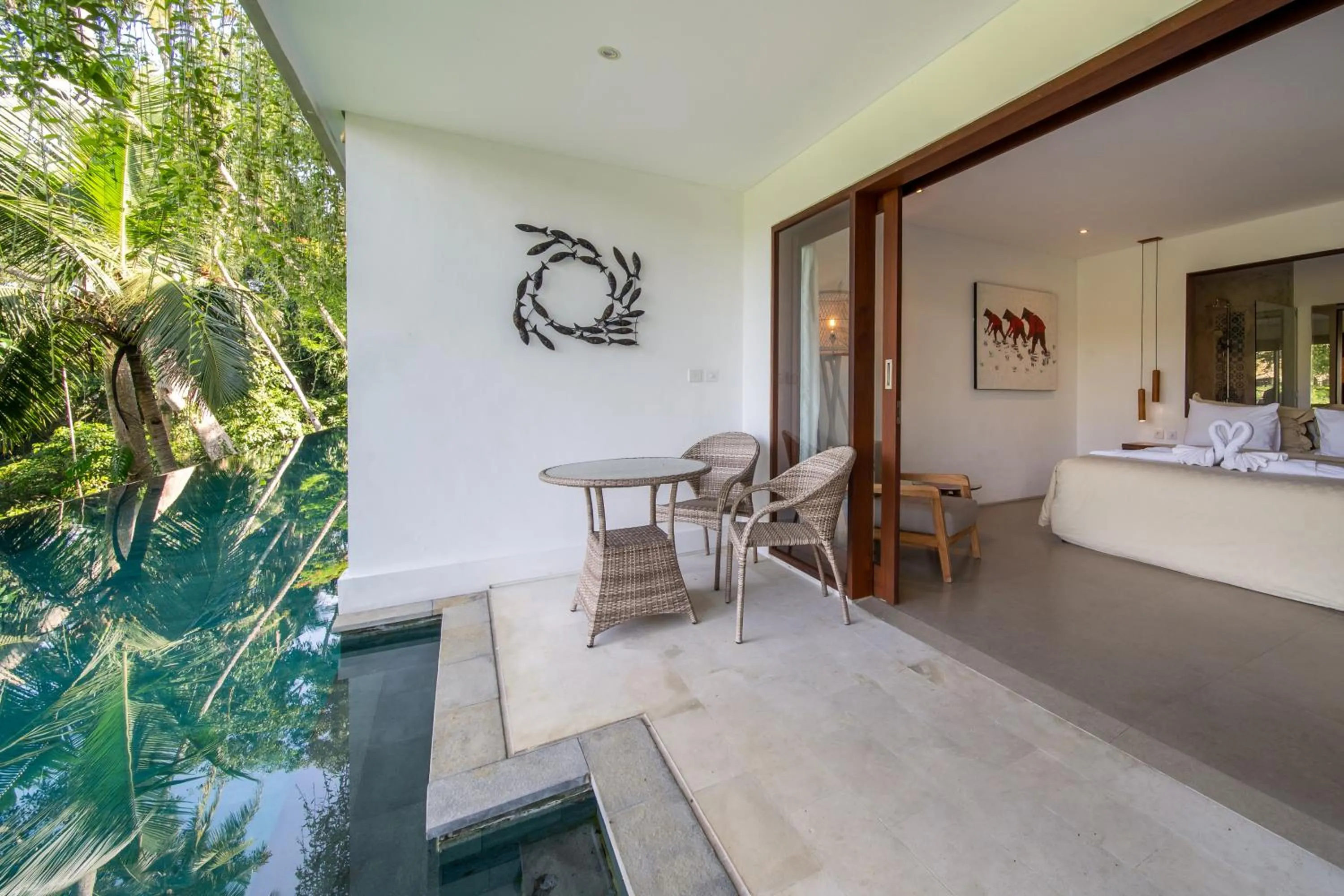 Patio in The Hidden Paradise Ubud - CHSE Certified