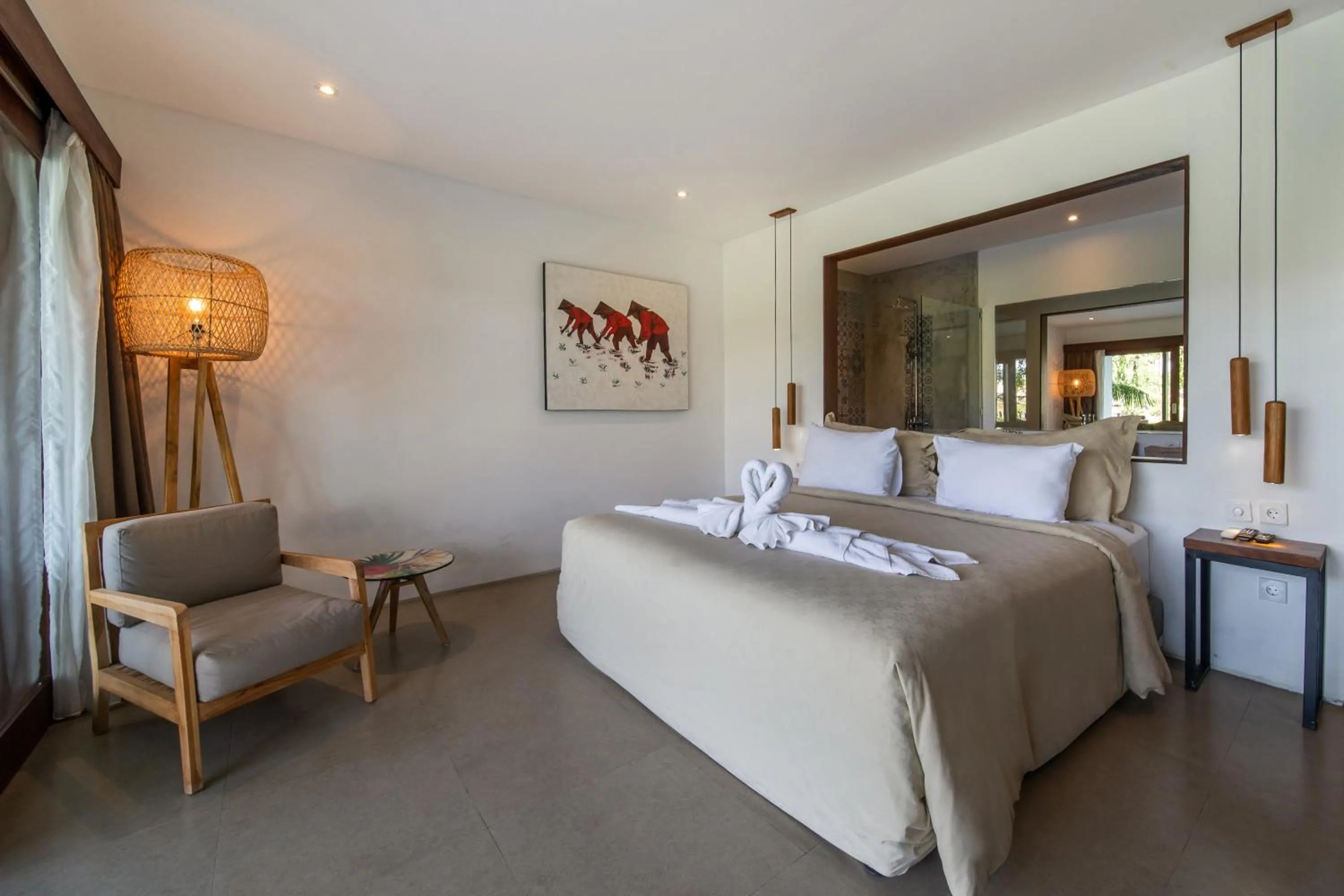 Bed in The Hidden Paradise Ubud - CHSE Certified