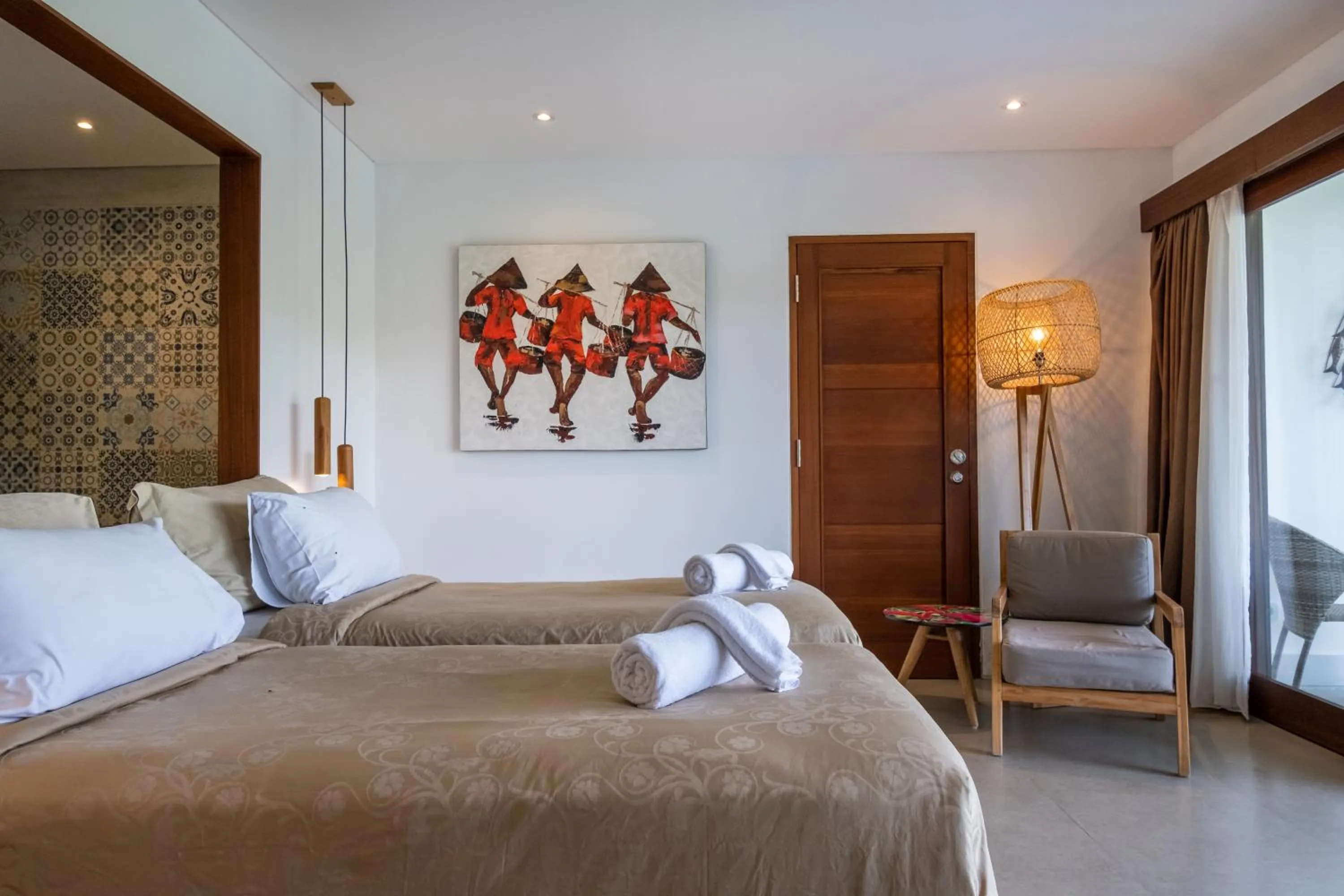 Bed in The Hidden Paradise Ubud - CHSE Certified