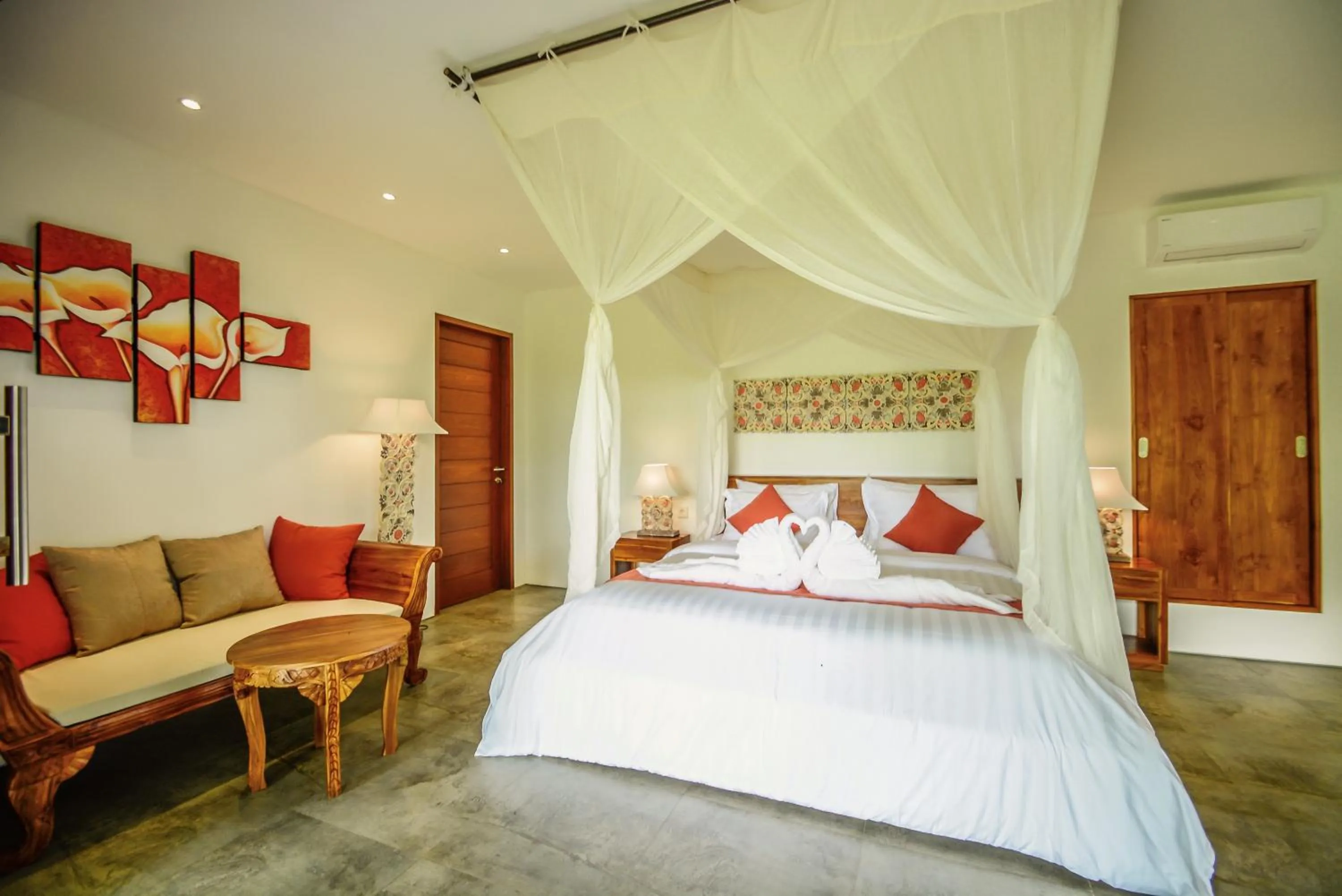 Bed in The Hidden Paradise Ubud - CHSE Certified