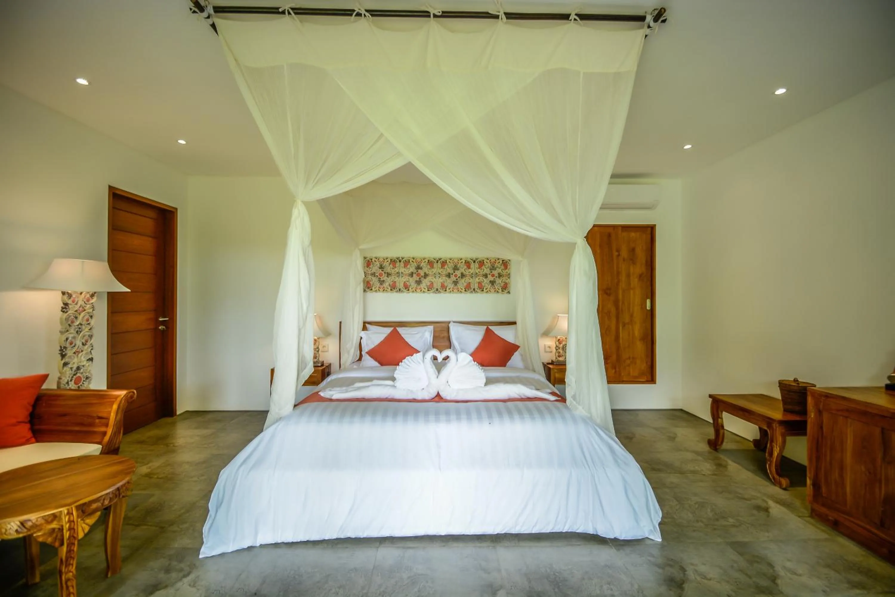 Bed in The Hidden Paradise Ubud - CHSE Certified
