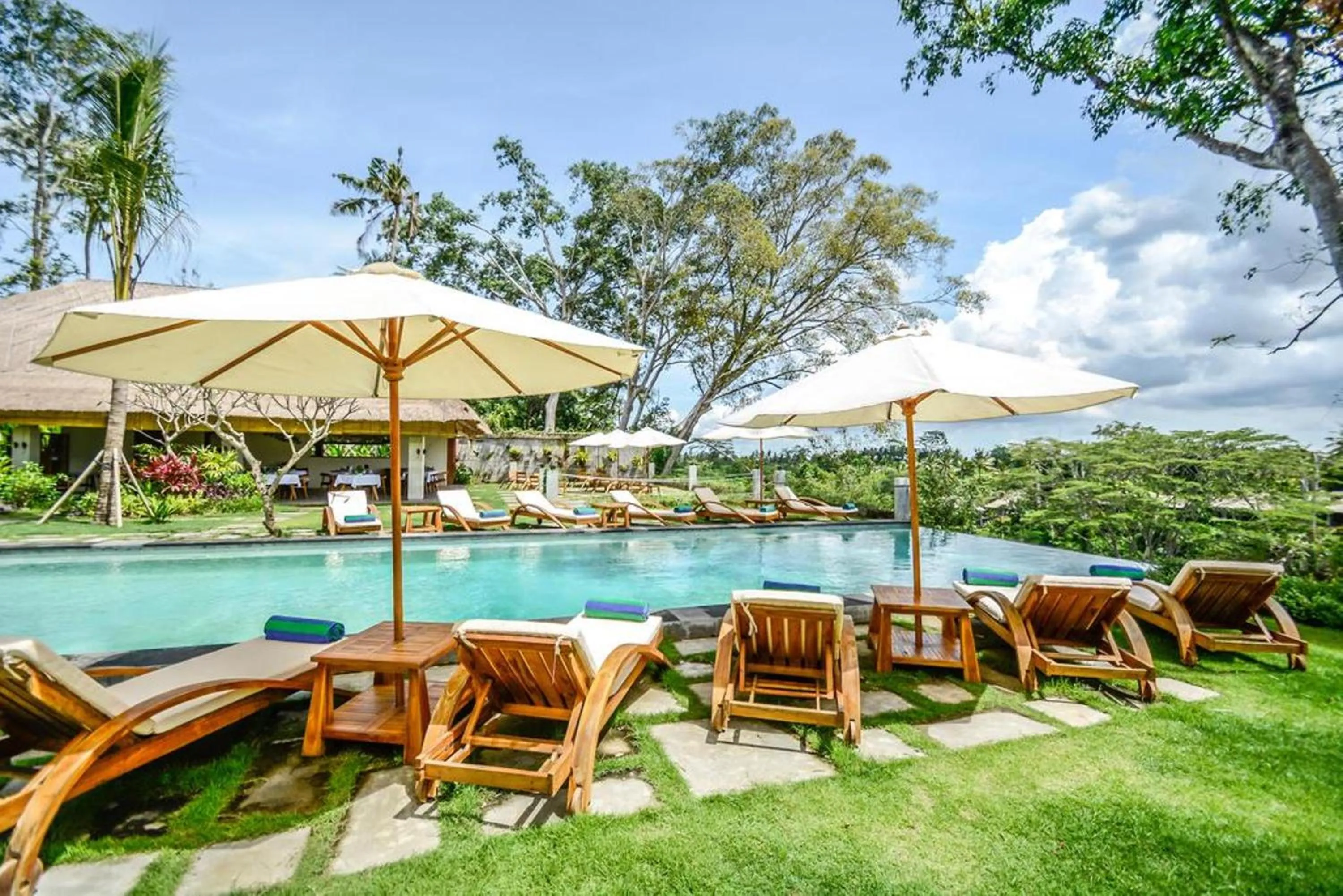 Patio in The Hidden Paradise Ubud - CHSE Certified