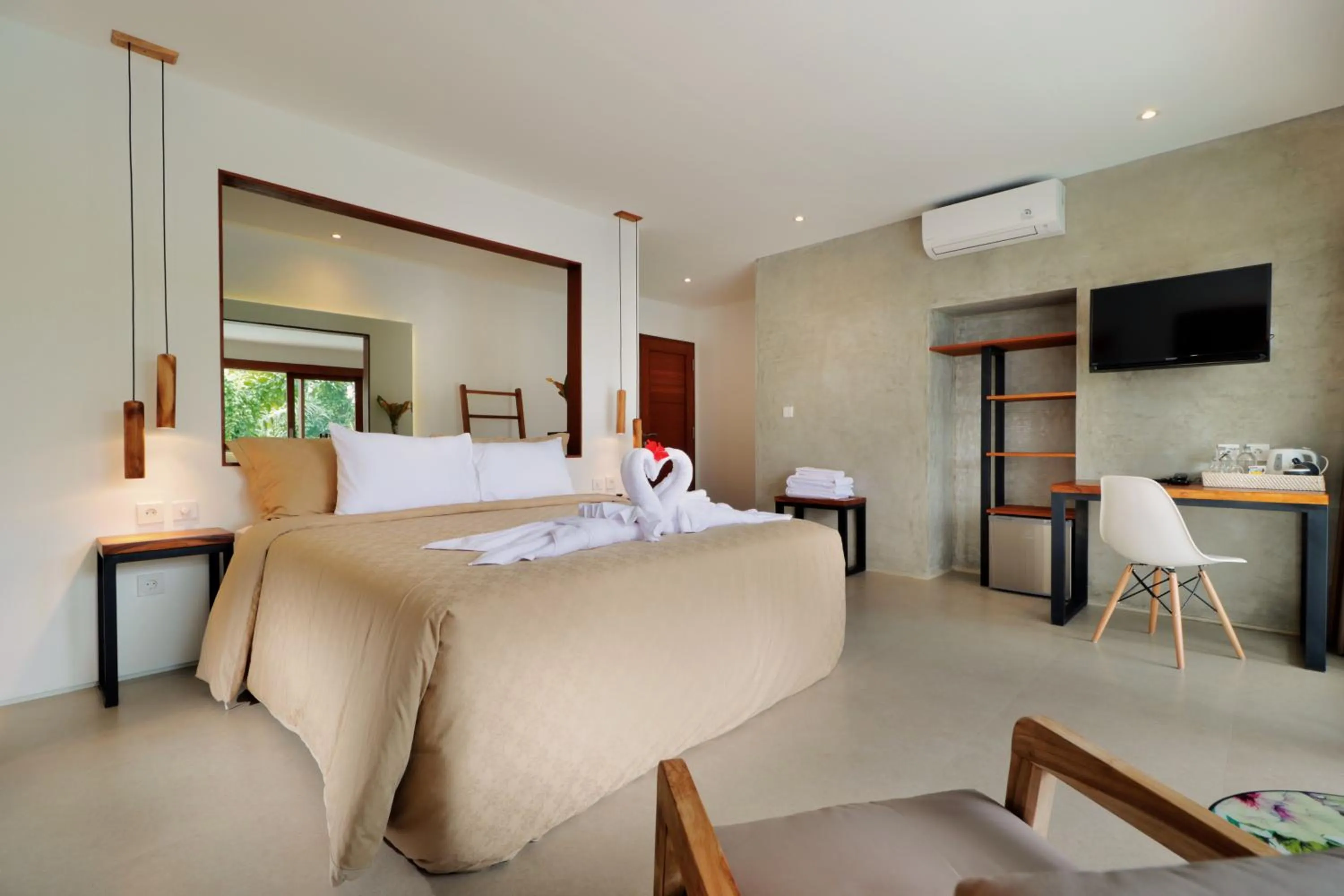 Communal lounge/ TV room, Bed in The Hidden Paradise Ubud - CHSE Certified