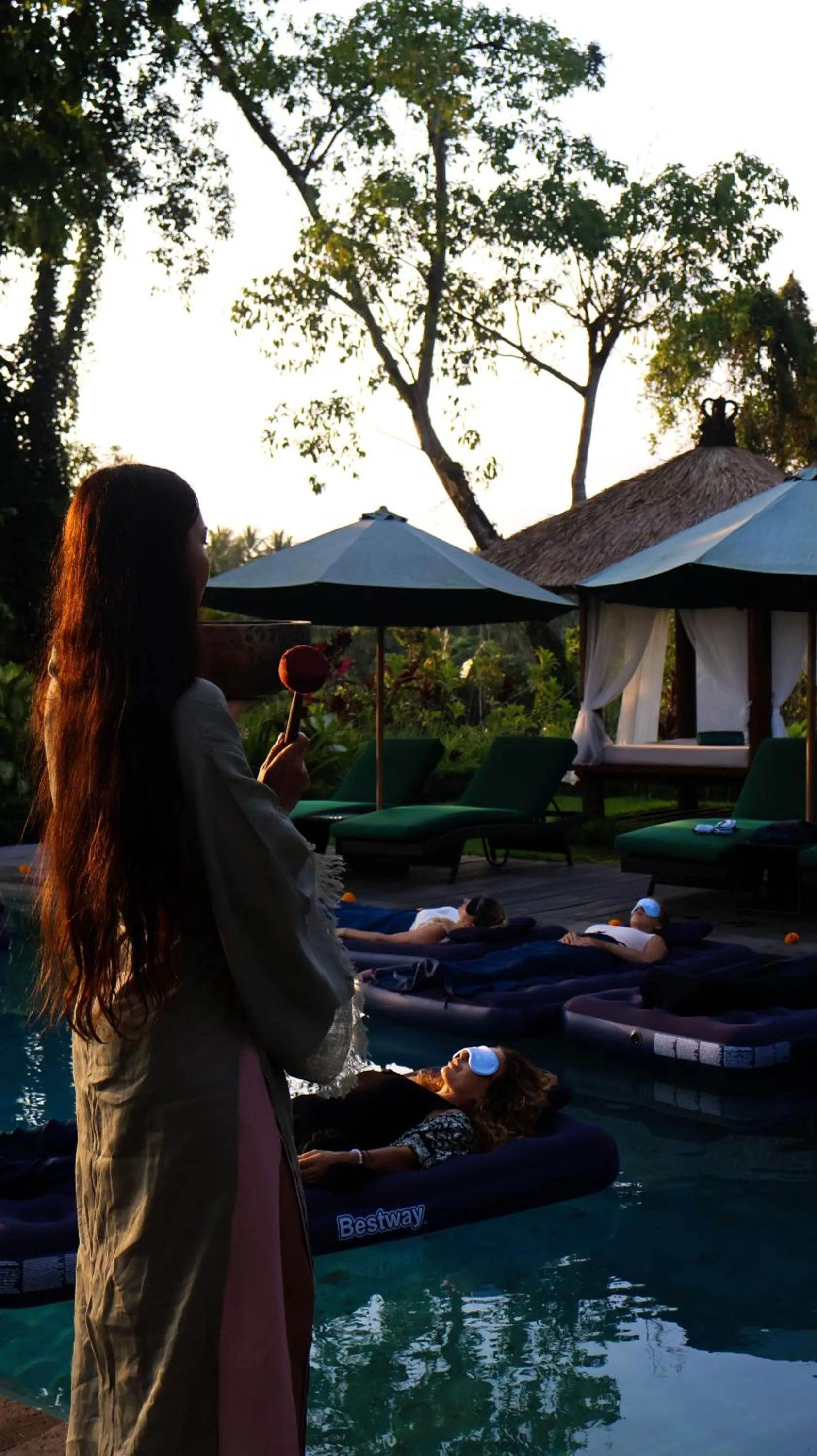 Pool view in The Hidden Paradise Ubud - CHSE Certified