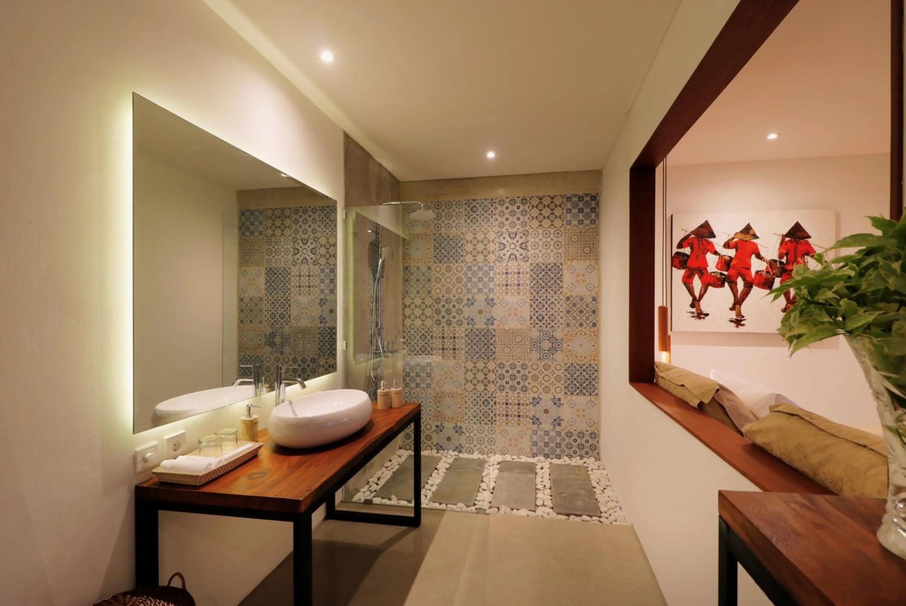 Shower in The Hidden Paradise Ubud - CHSE Certified