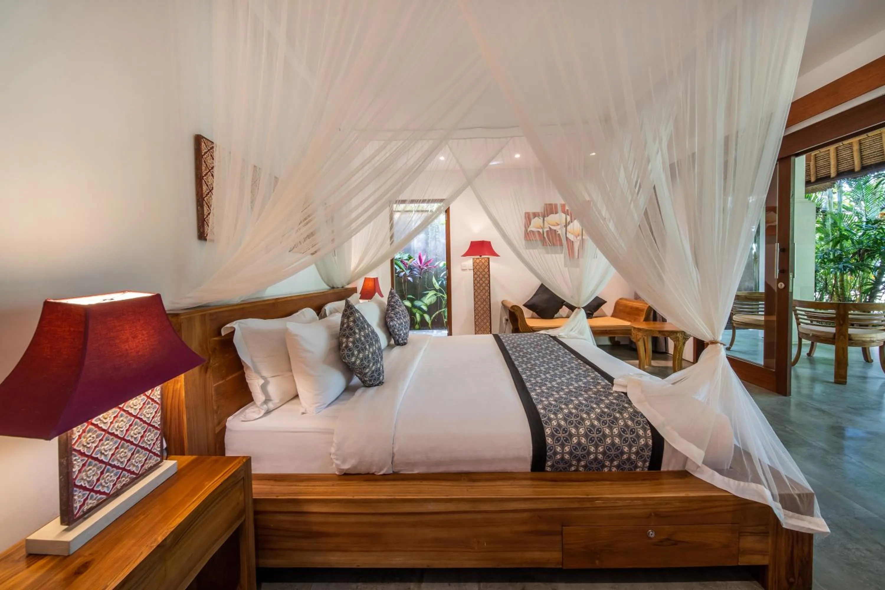 Bed in The Hidden Paradise Ubud - CHSE Certified
