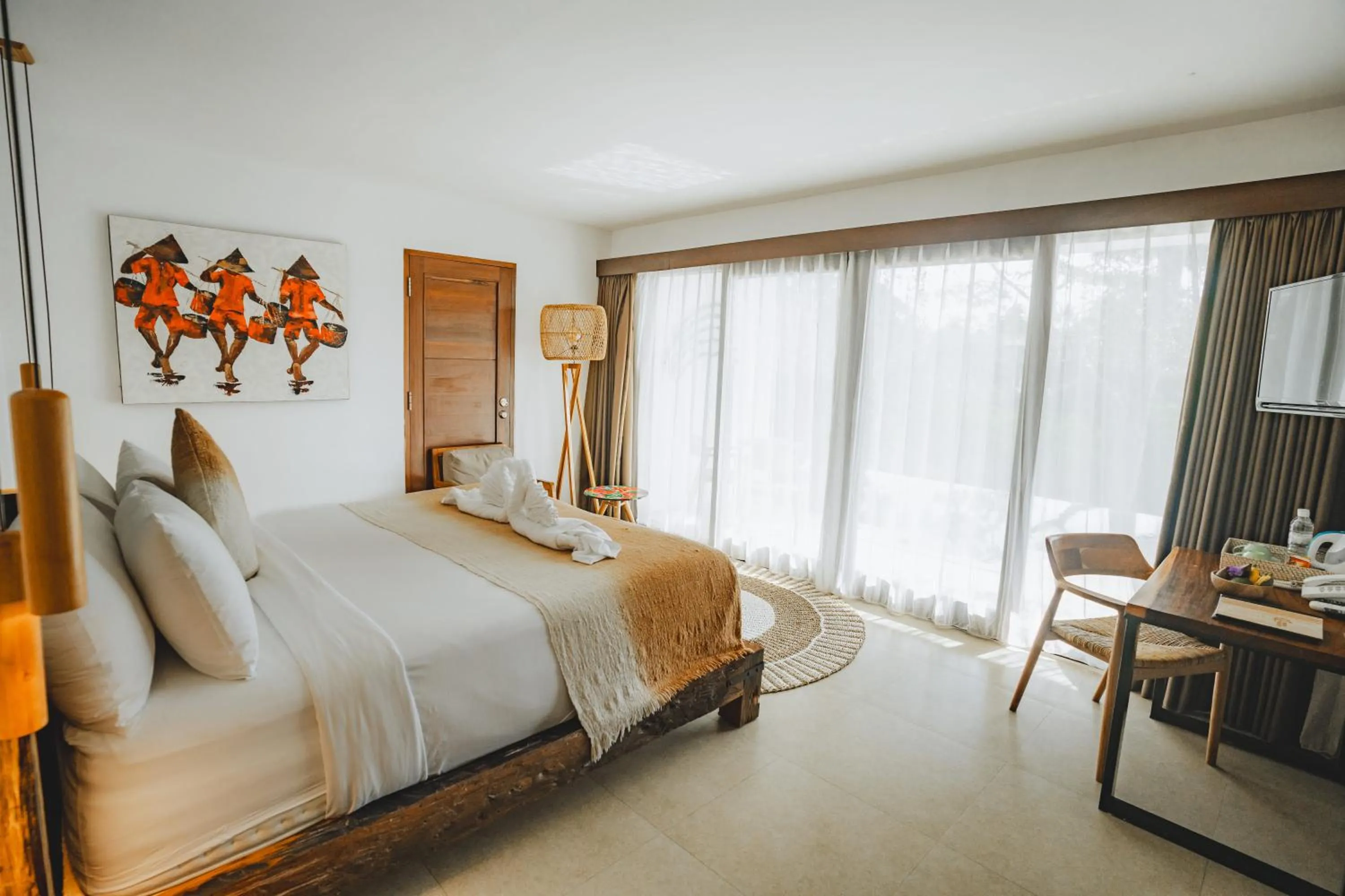 Bed in The Hidden Paradise Ubud - CHSE Certified