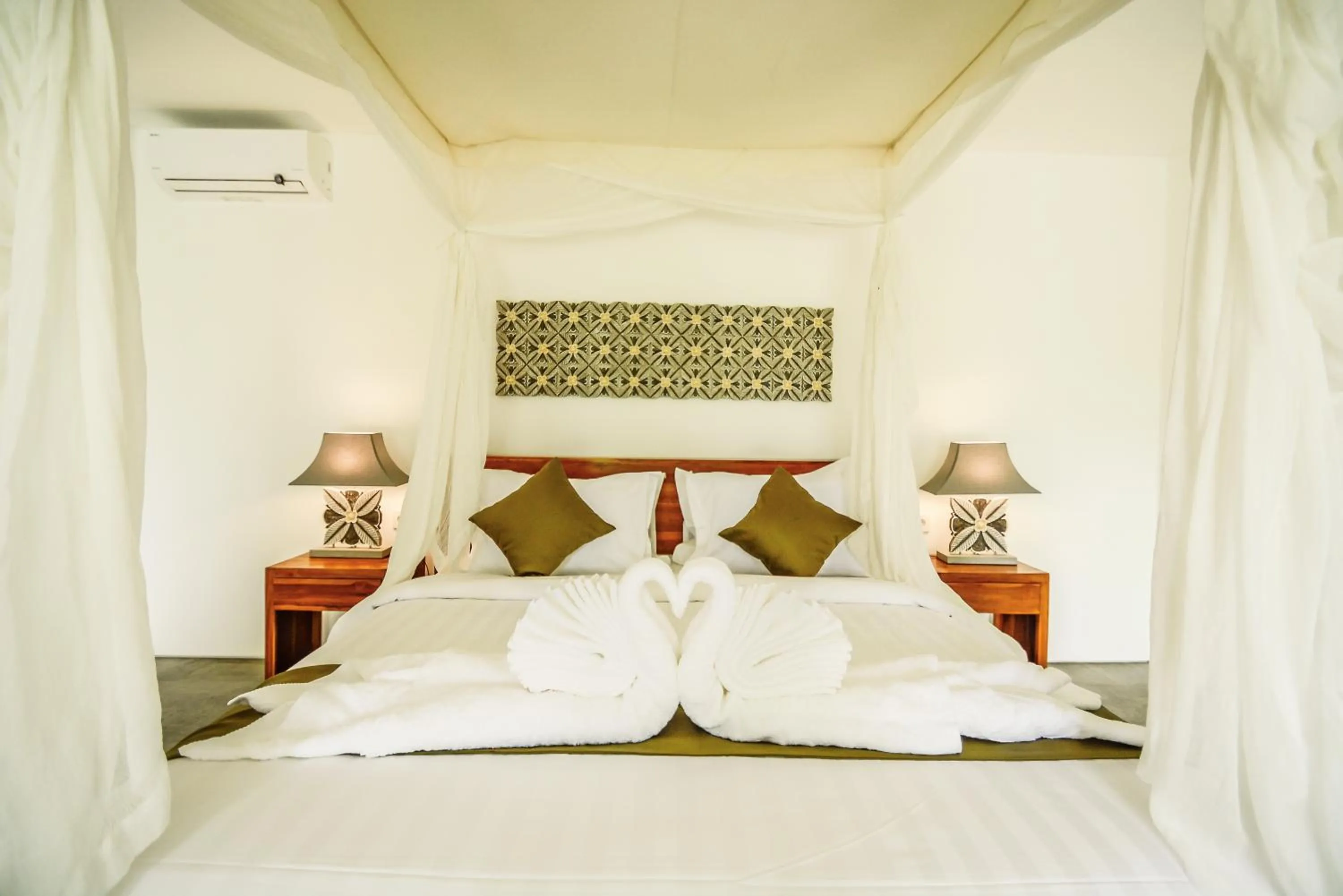 Bed in The Hidden Paradise Ubud - CHSE Certified