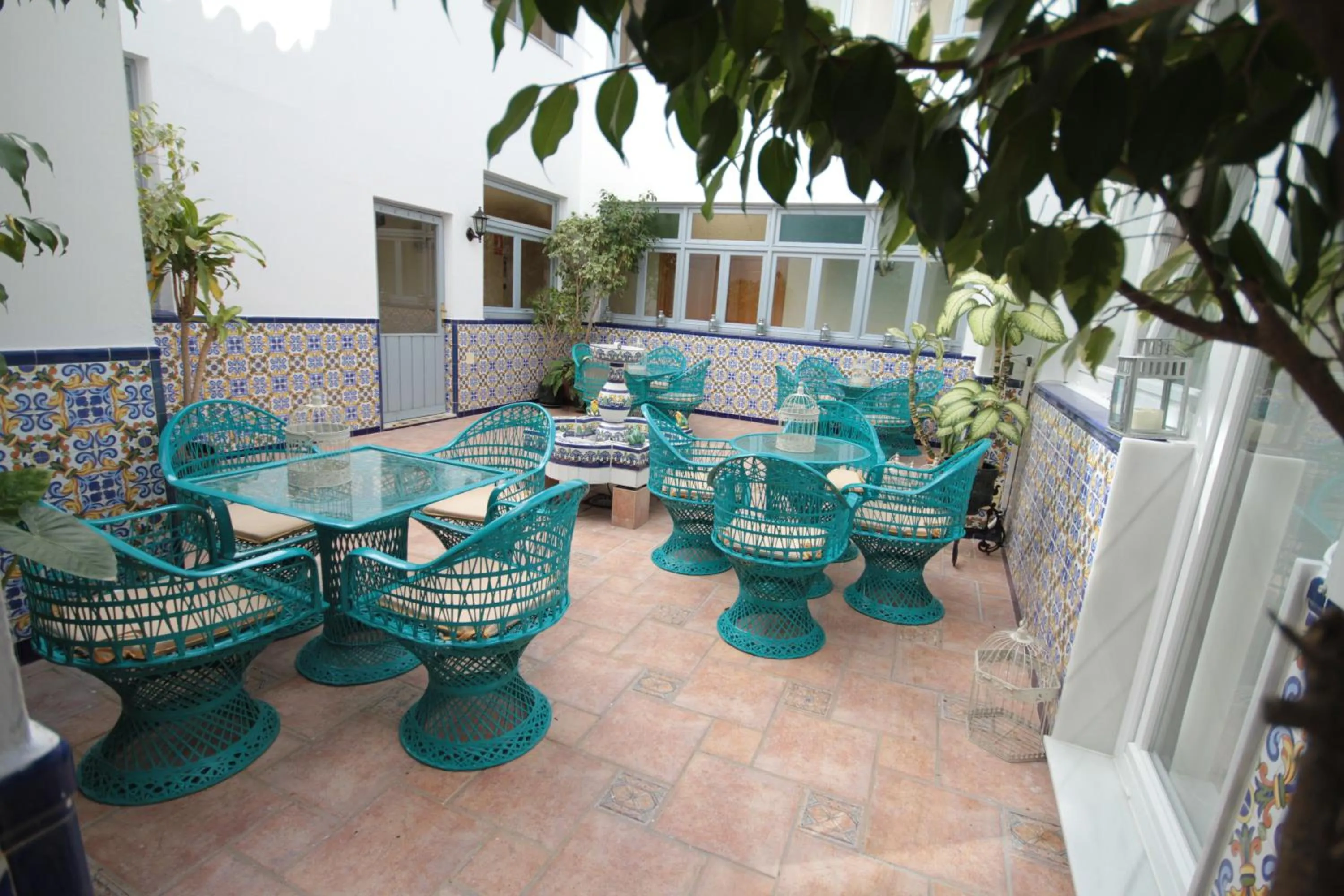 Patio in Hotel Moon Dreams Mediterráneo