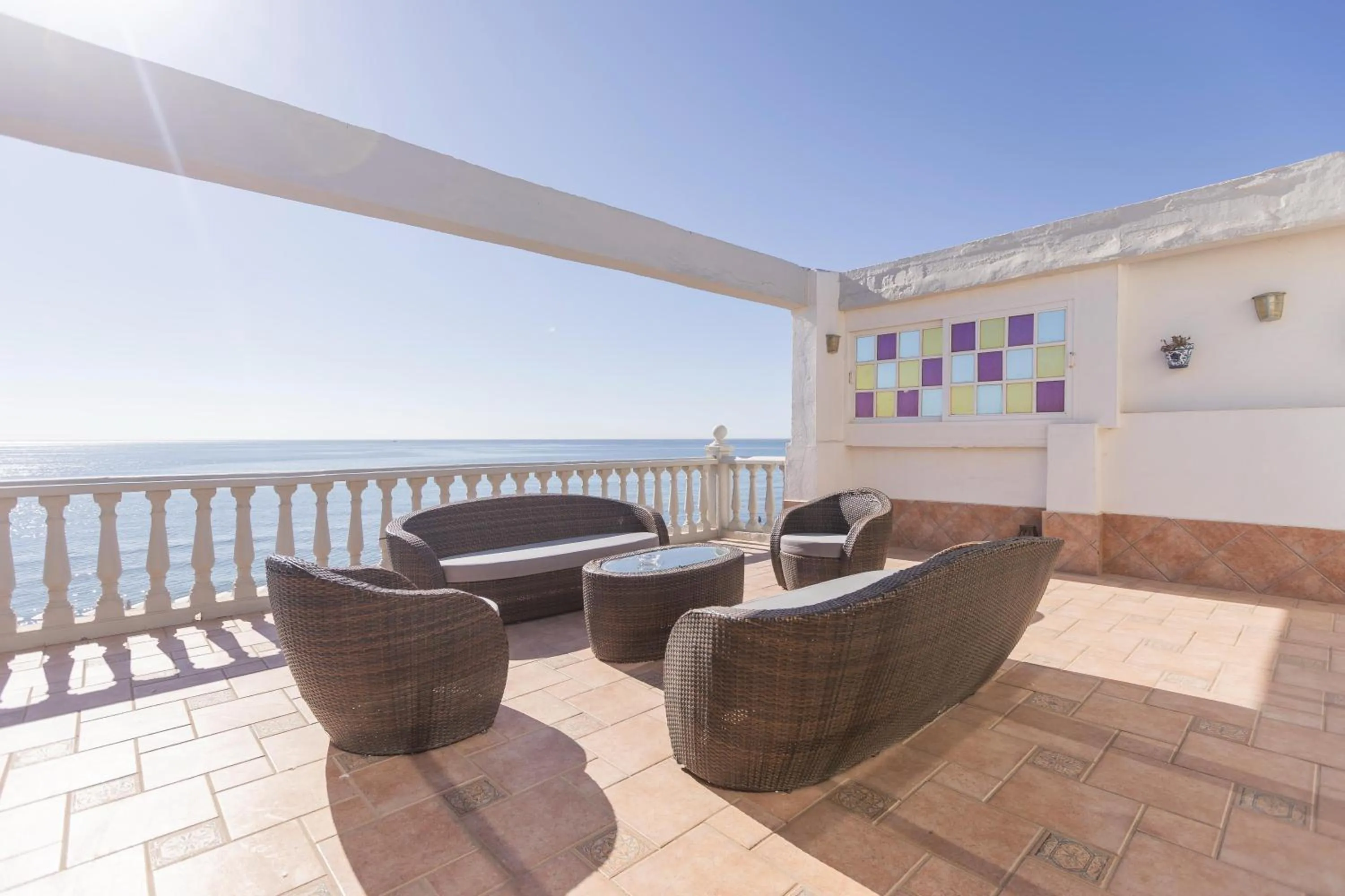 Balcony/Terrace in Hotel Moon Dreams Mediterráneo