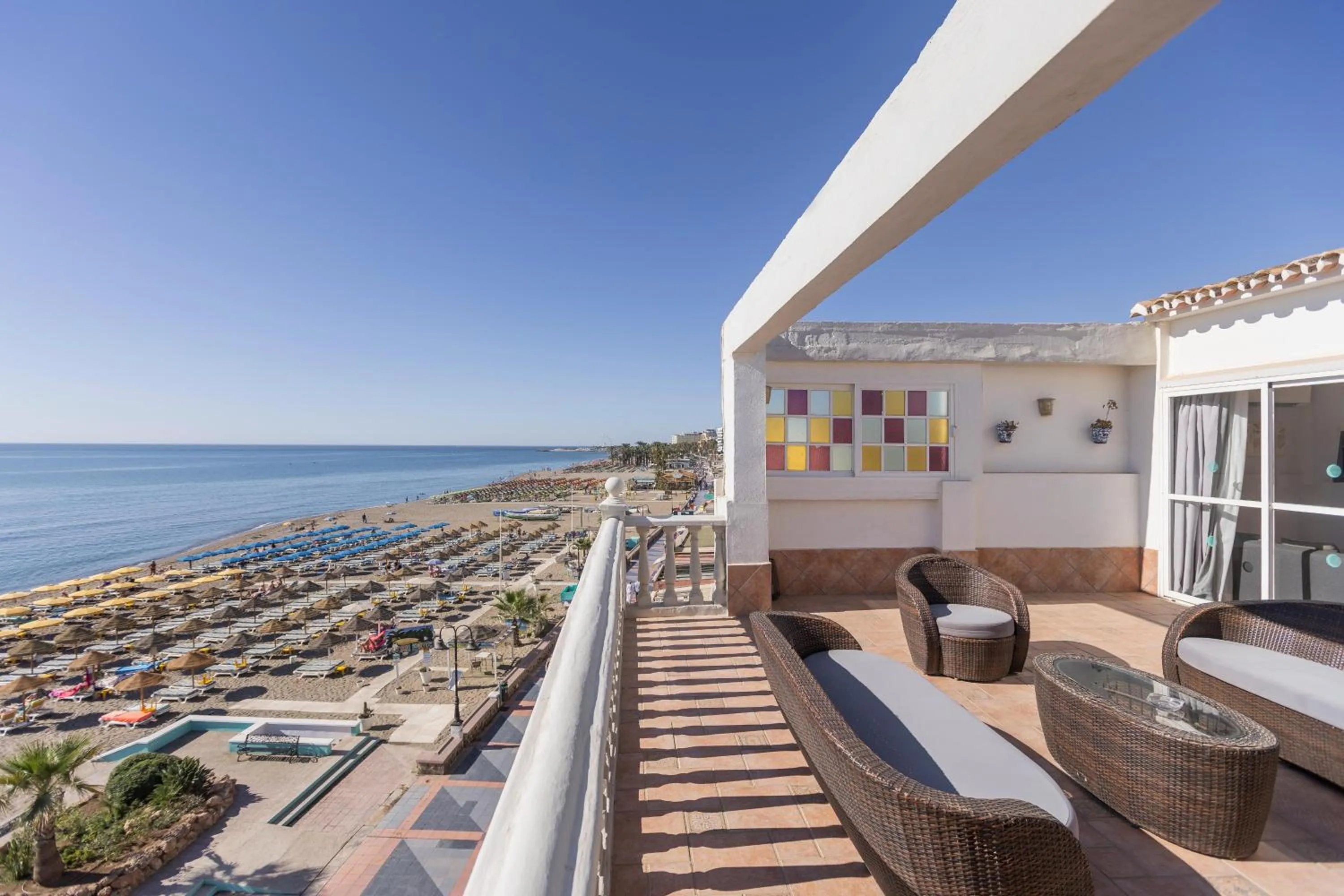Balcony/Terrace in Hotel Moon Dreams Mediterráneo