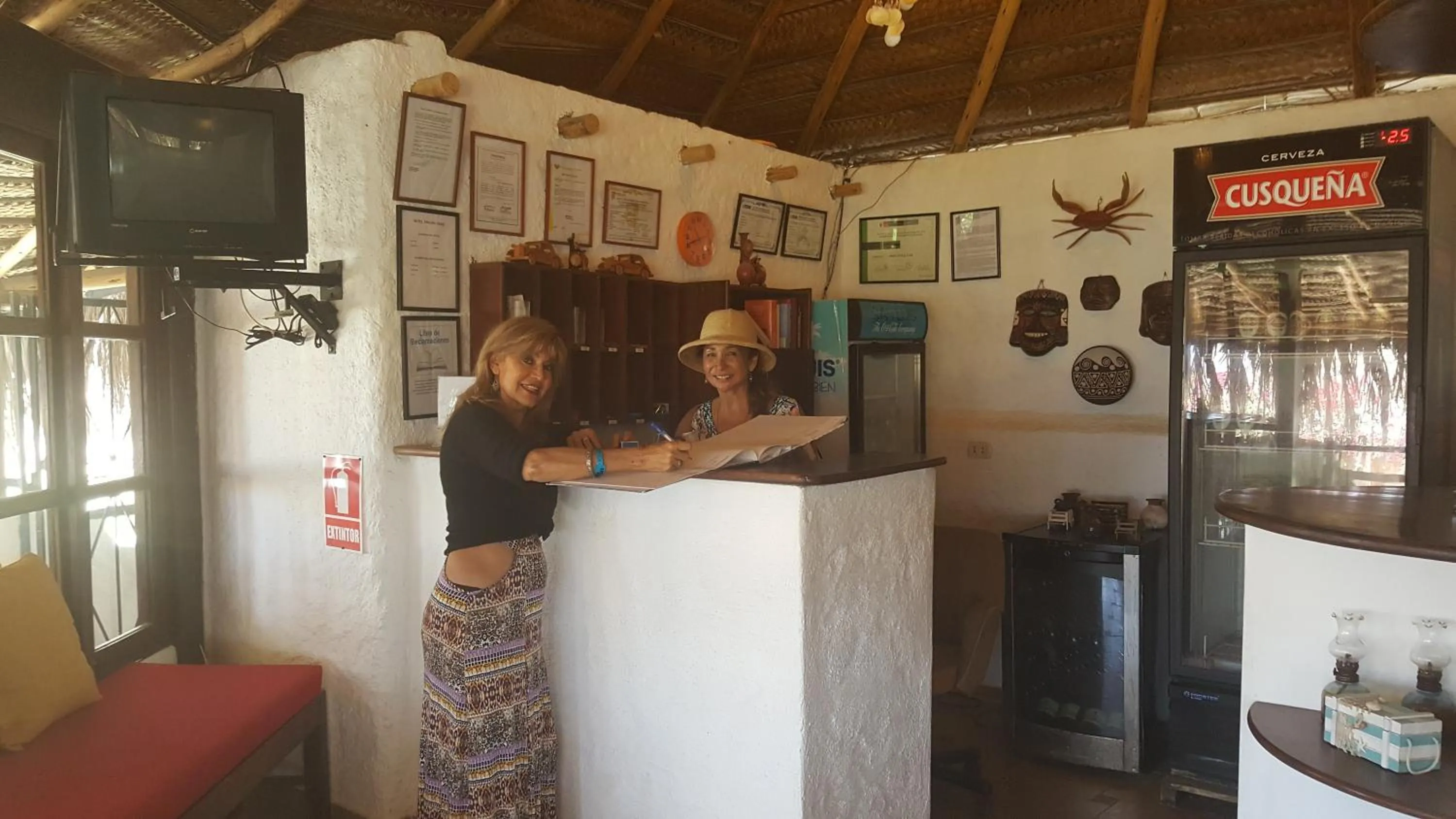 Lobby or reception in Hotel Smiling Crab