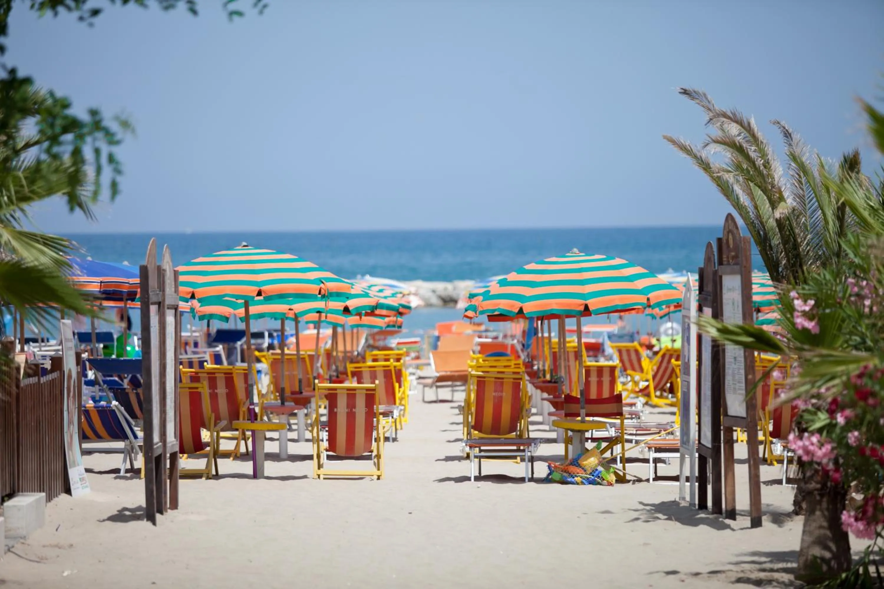 Beach in Hotel Canguro