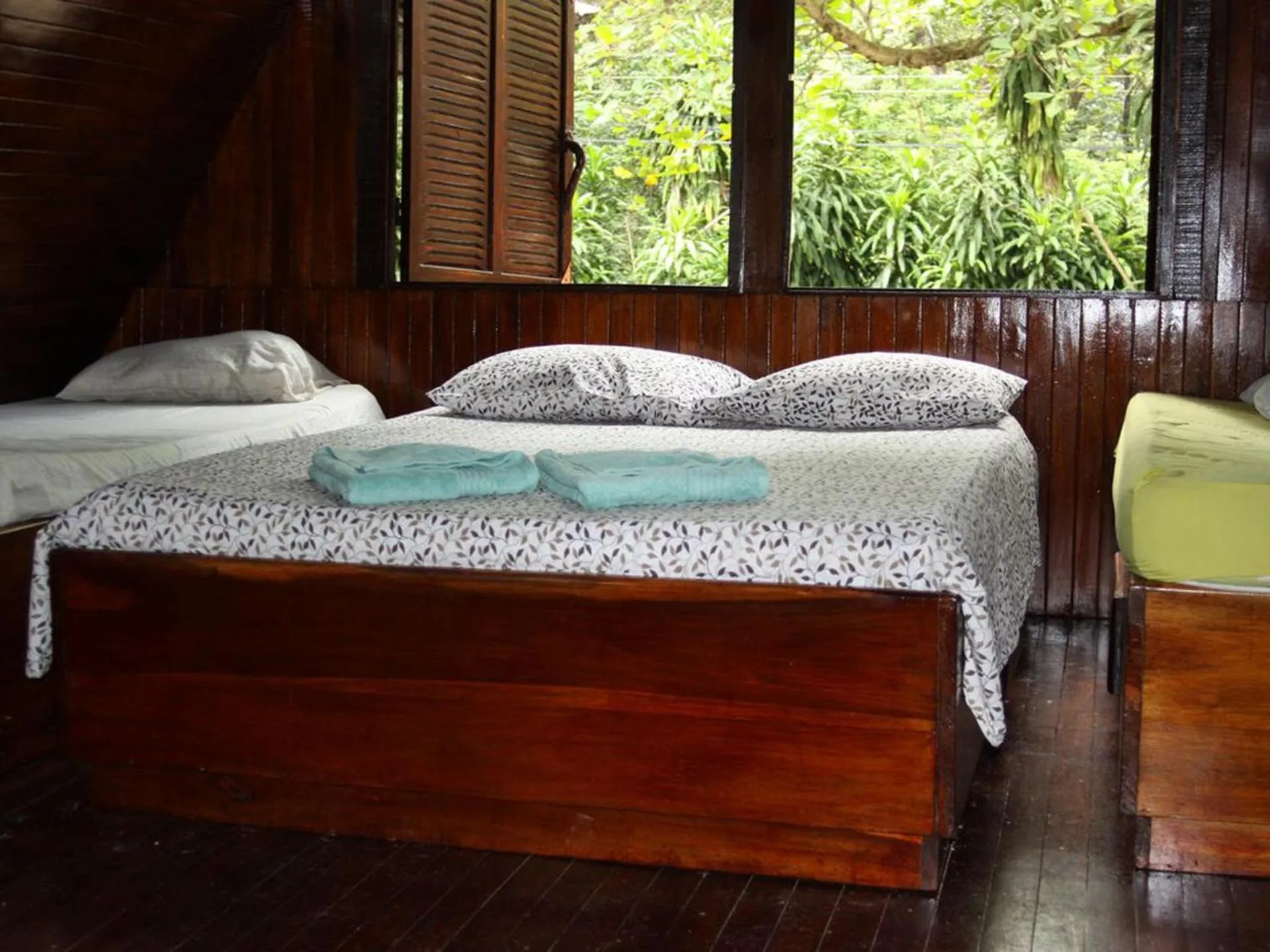 Bed in Howler Monkey Hotel