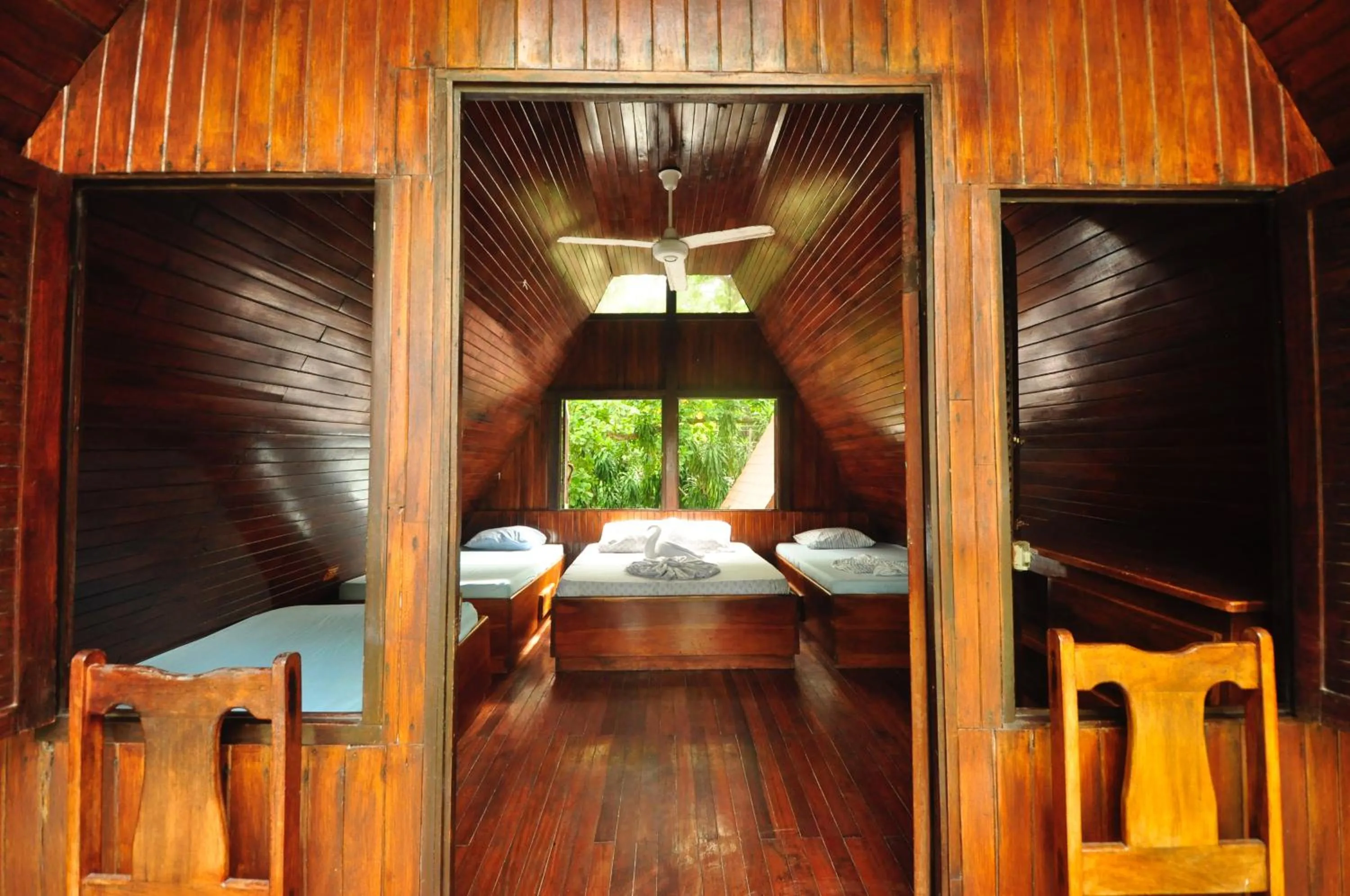 Bed in Howler Monkey Hotel