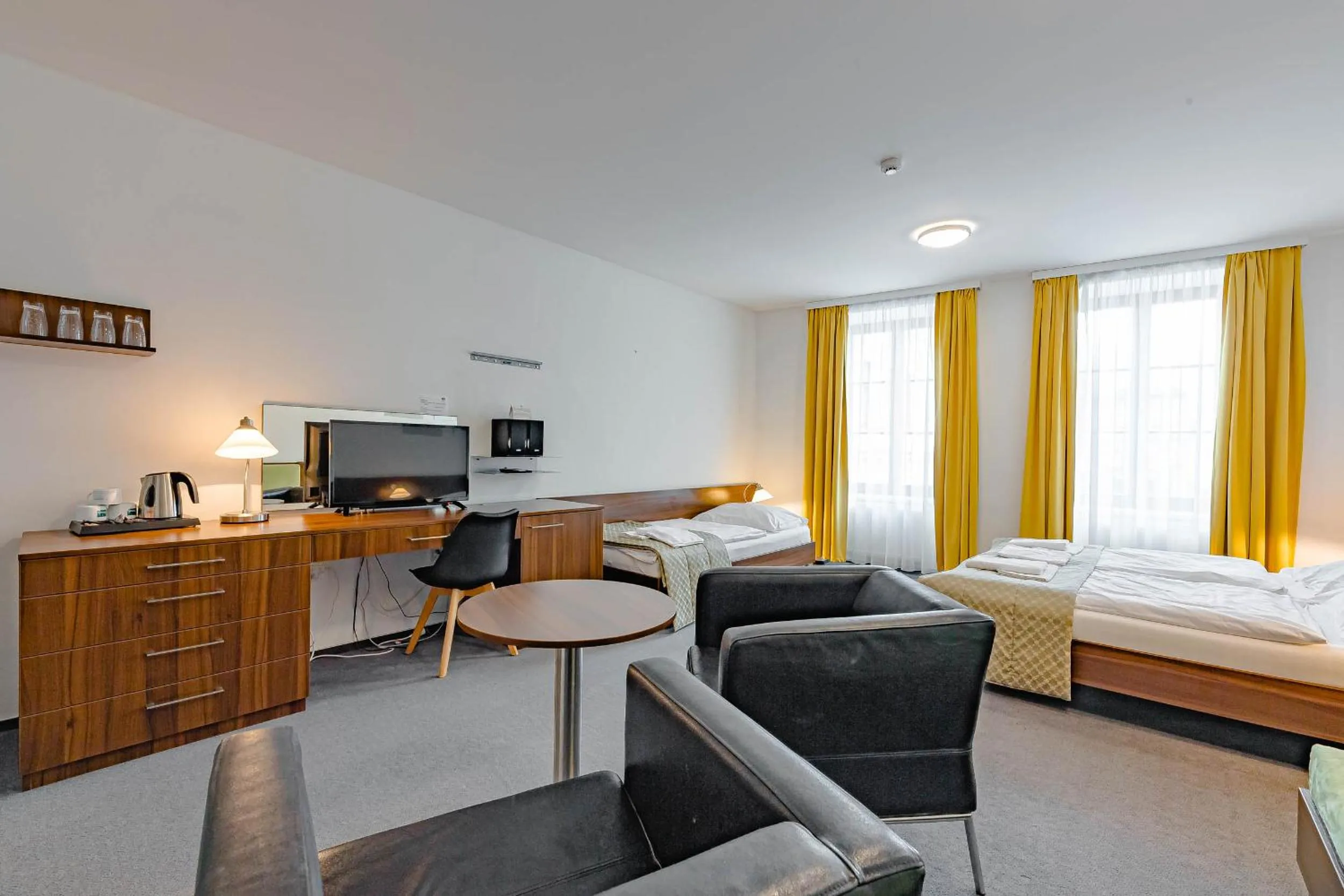 Kitchen or kitchenette, Bed in Penzion U Zvonu