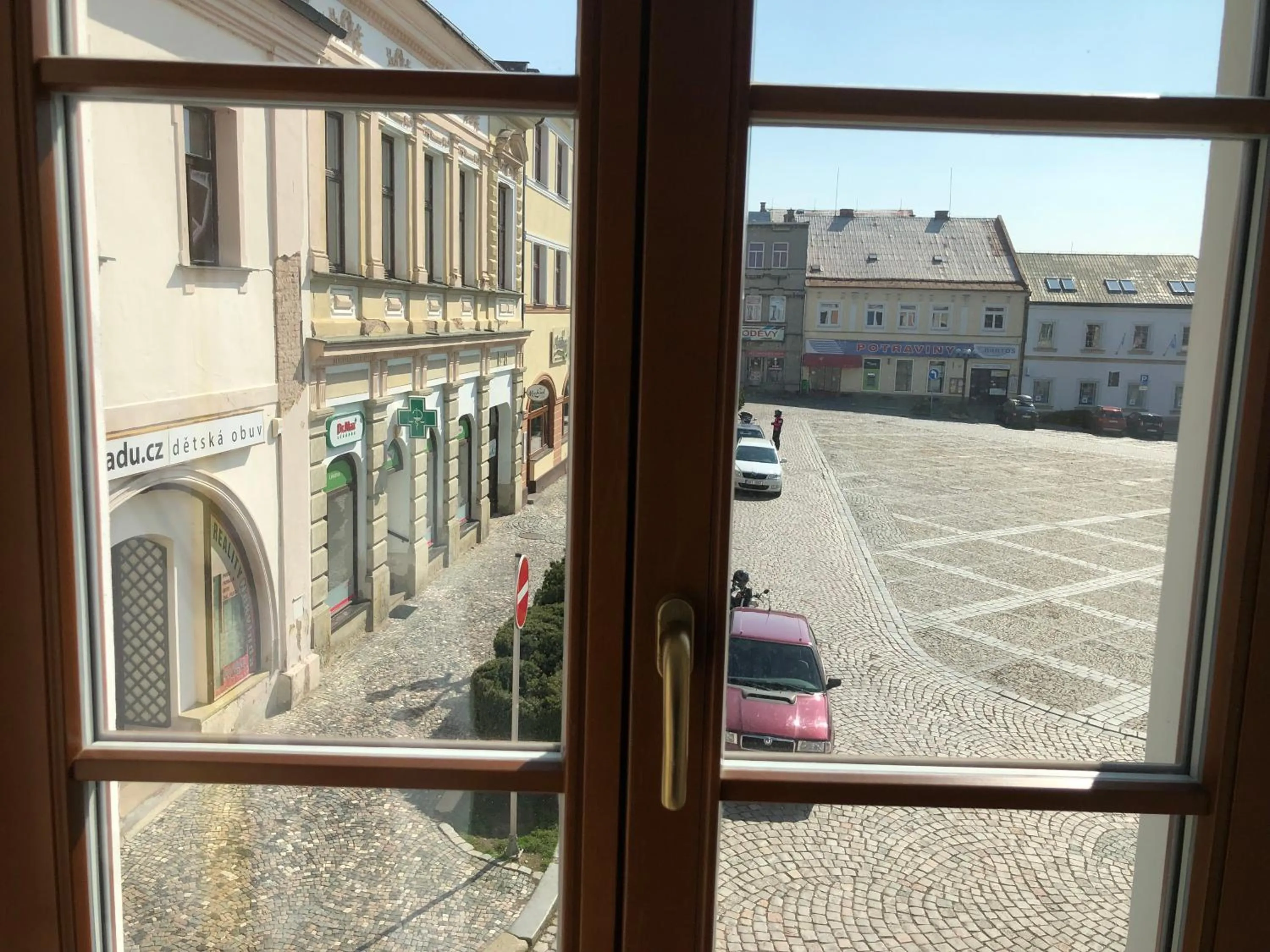 City view in Penzion U Zvonu