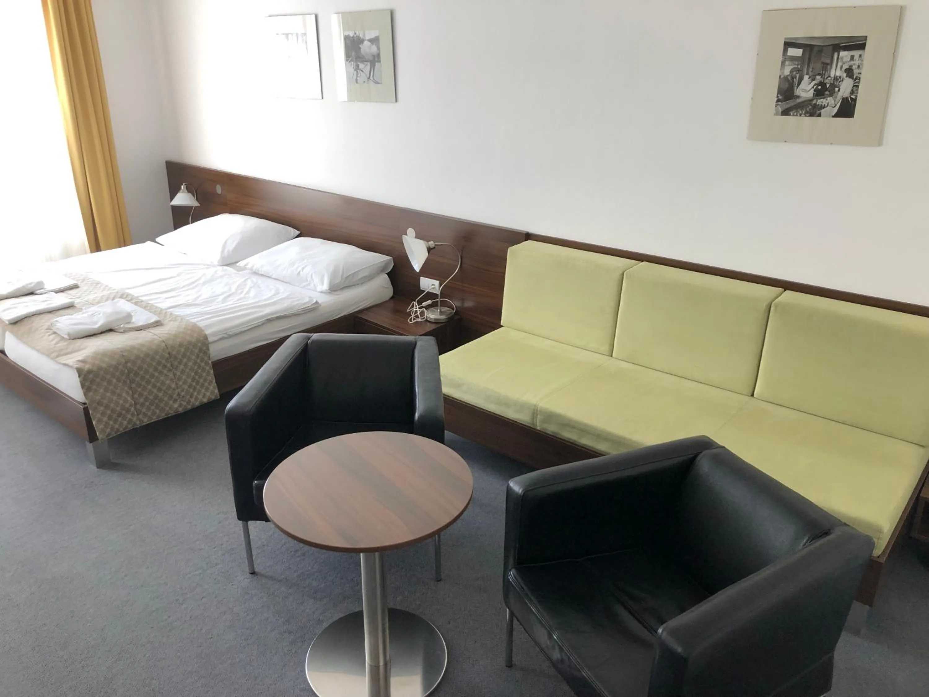 Seating area, Bed in Penzion U Zvonu