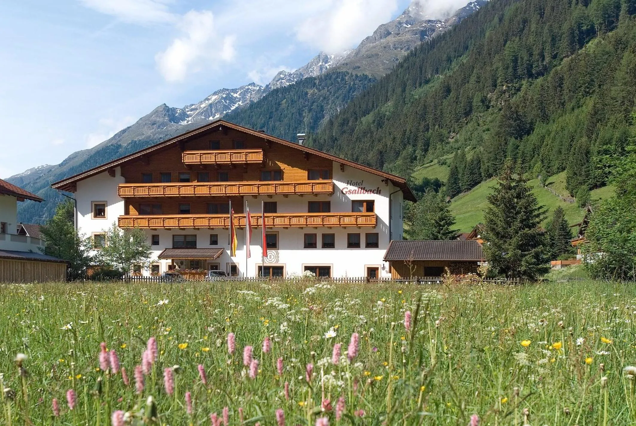 Facade/entrance in Hotel Gsallbach