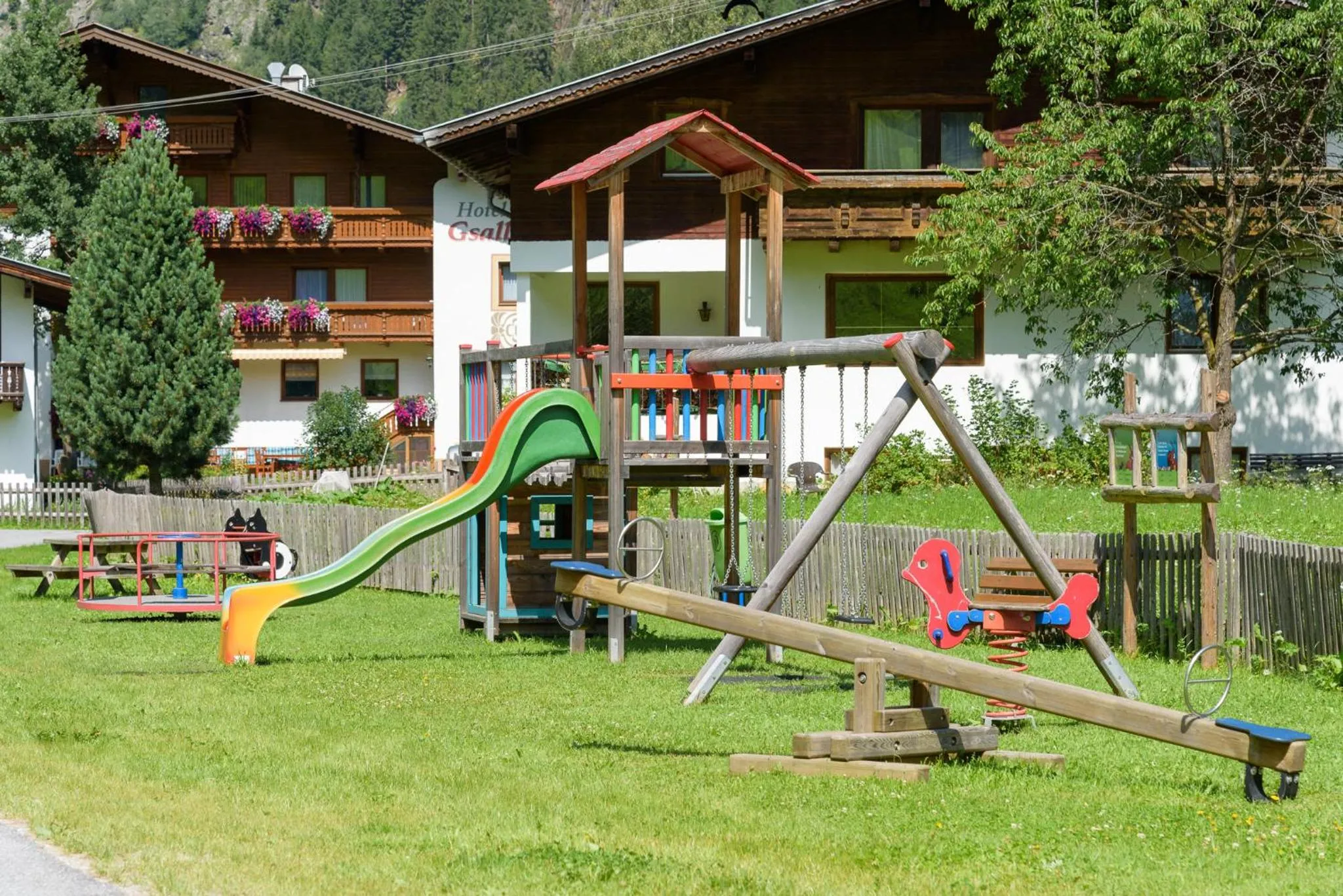 Children play ground in Hotel Gsallbach