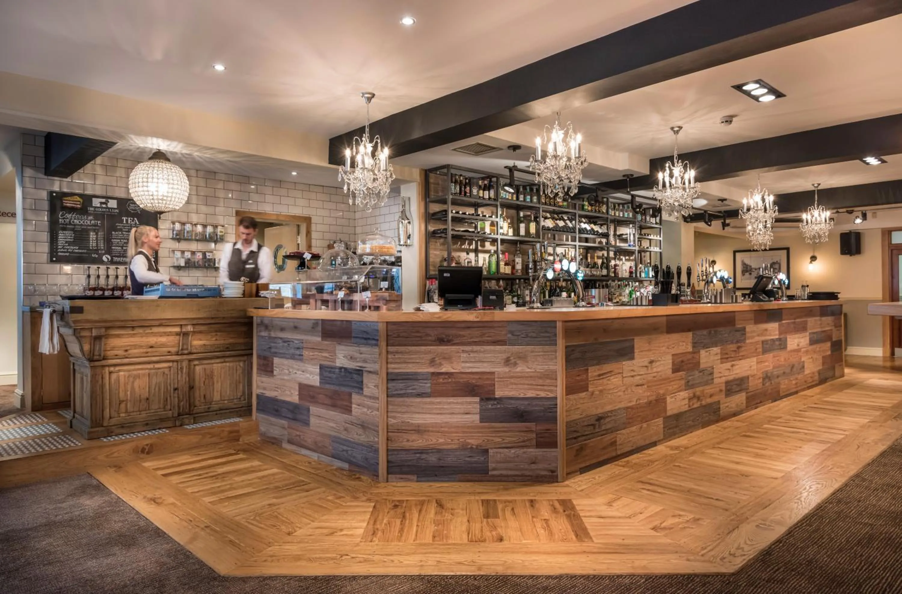 Lounge or bar in The Golden Lion Hotel, St Ives, Cambridgeshire - The Coaching Inn Group