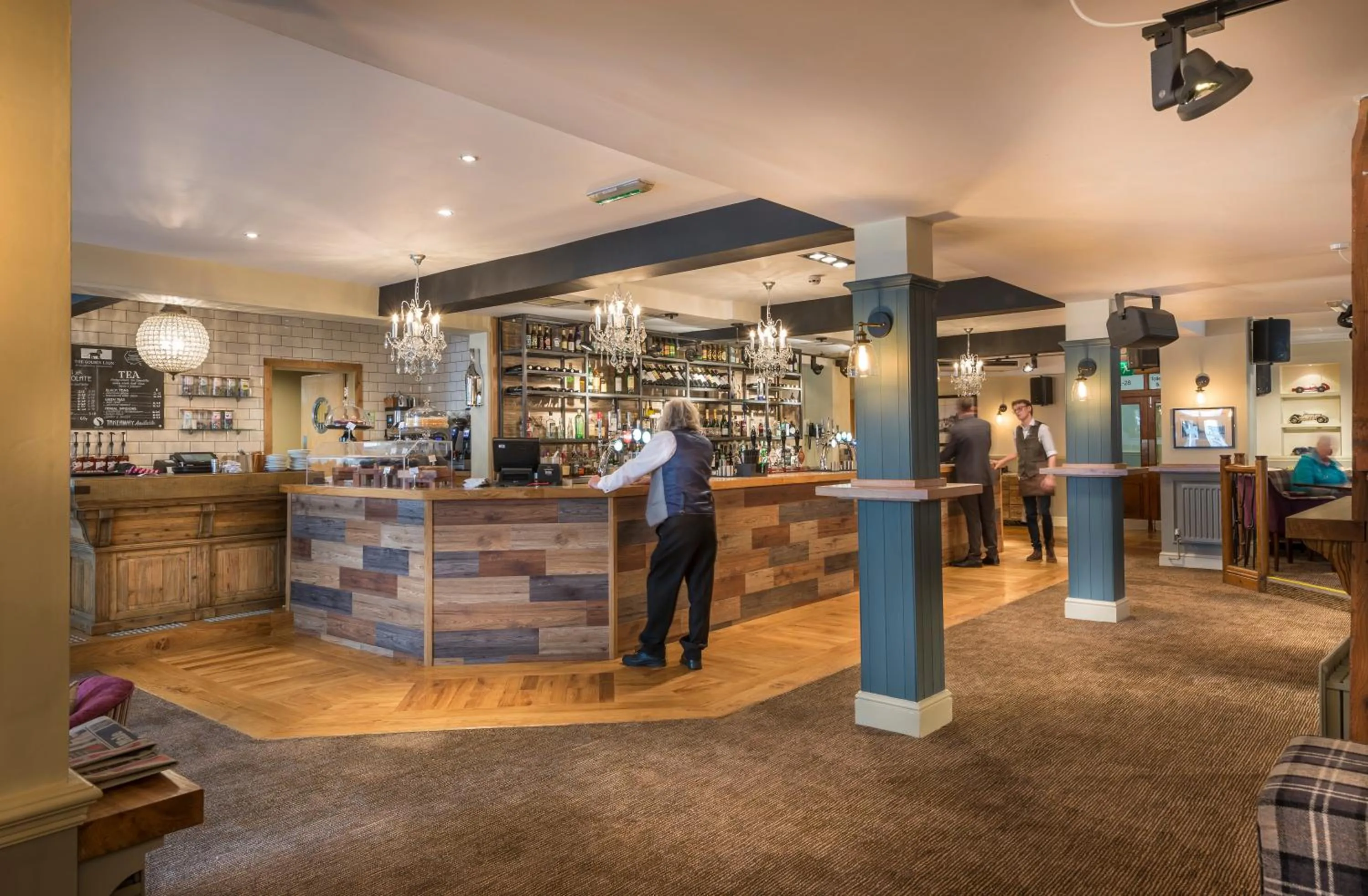 Lounge or bar in The Golden Lion Hotel, St Ives, Cambridgeshire - The Coaching Inn Group