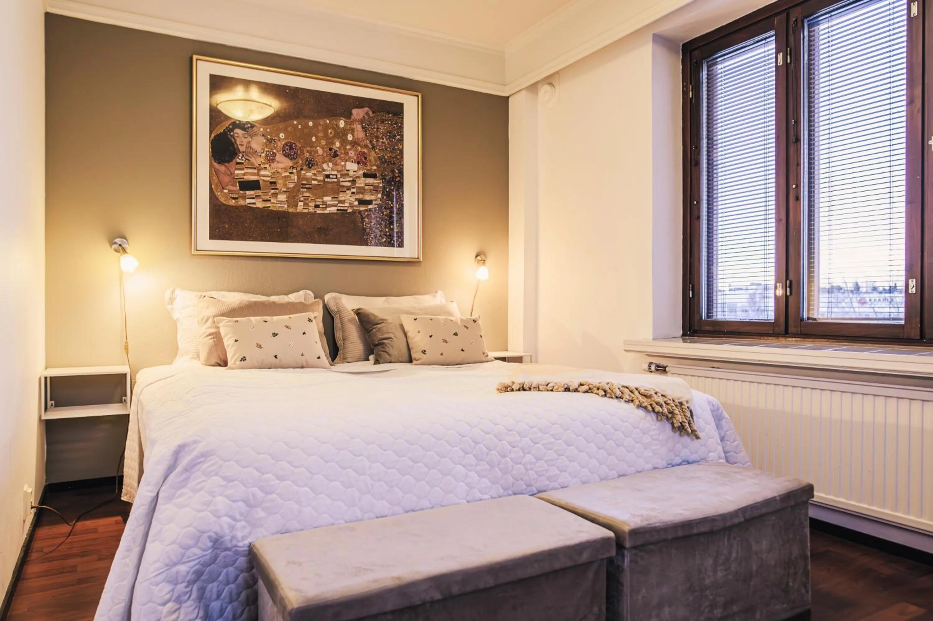 Bed in Hotel Seurahuone