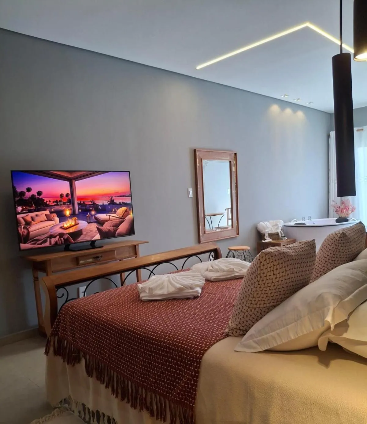 Bed in Hotel Verdes Mares