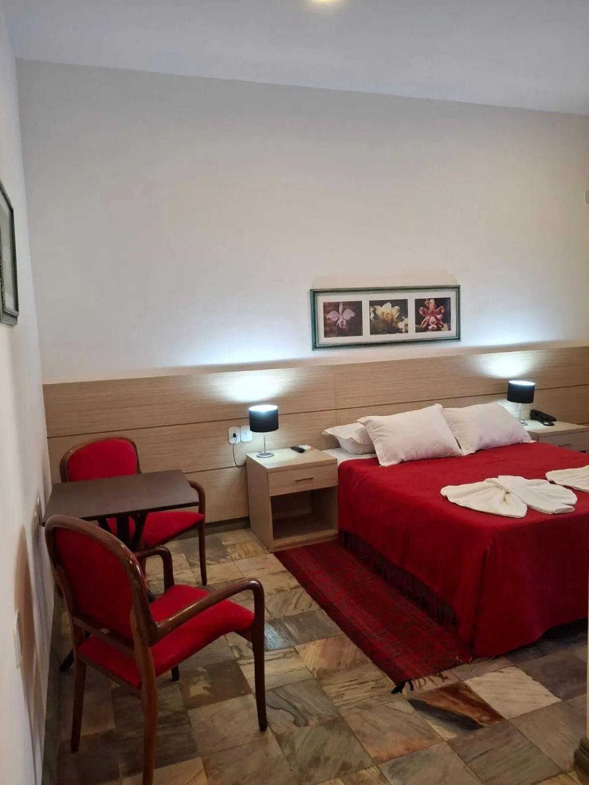 Bed in Hotel Verdes Mares