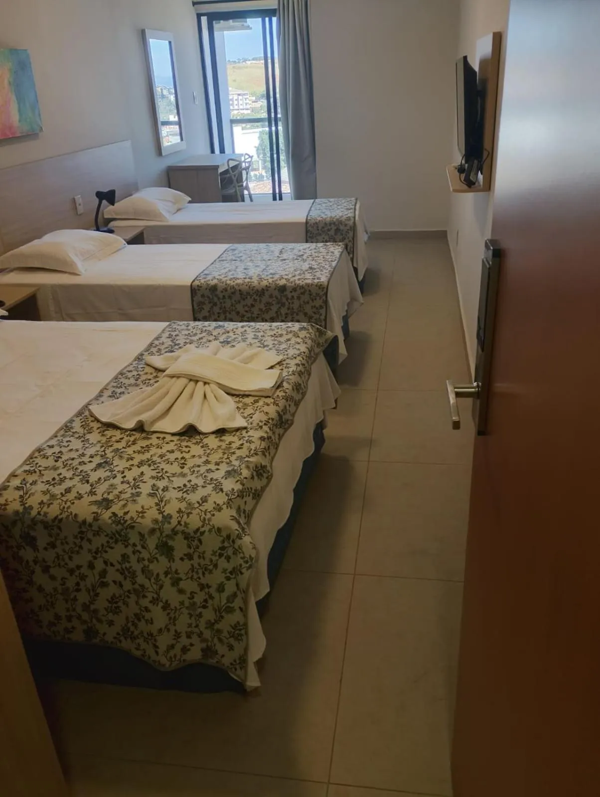 Bed in Hotel Verdes Mares