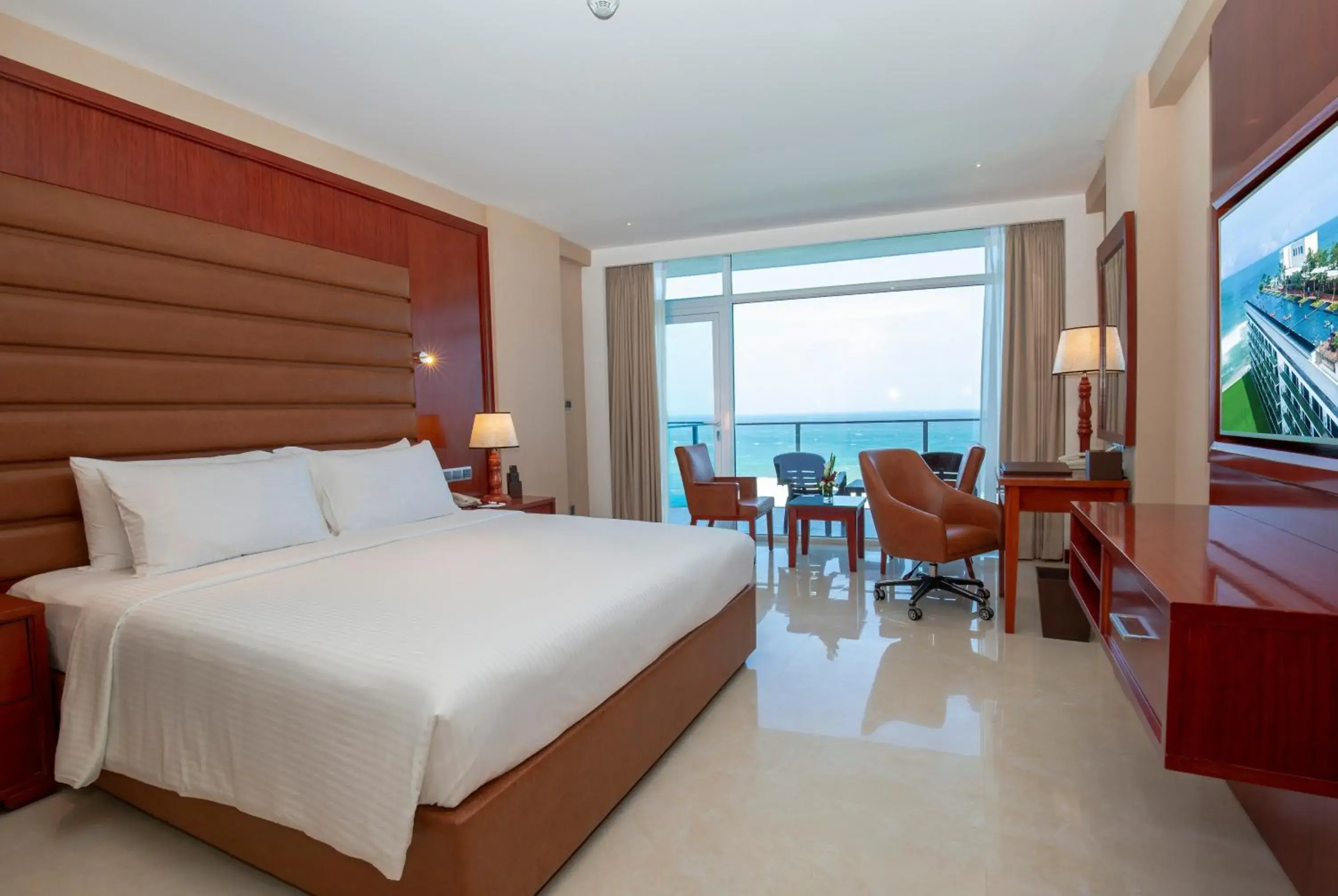 Signature Sea View King Room with Complimentary City Tour & Access to Beach Lounge in Marino Beach Colombo Signature Sea View King Room with Complimentary City Tour & Access to Beach Lounge in Marino Beach Colombo