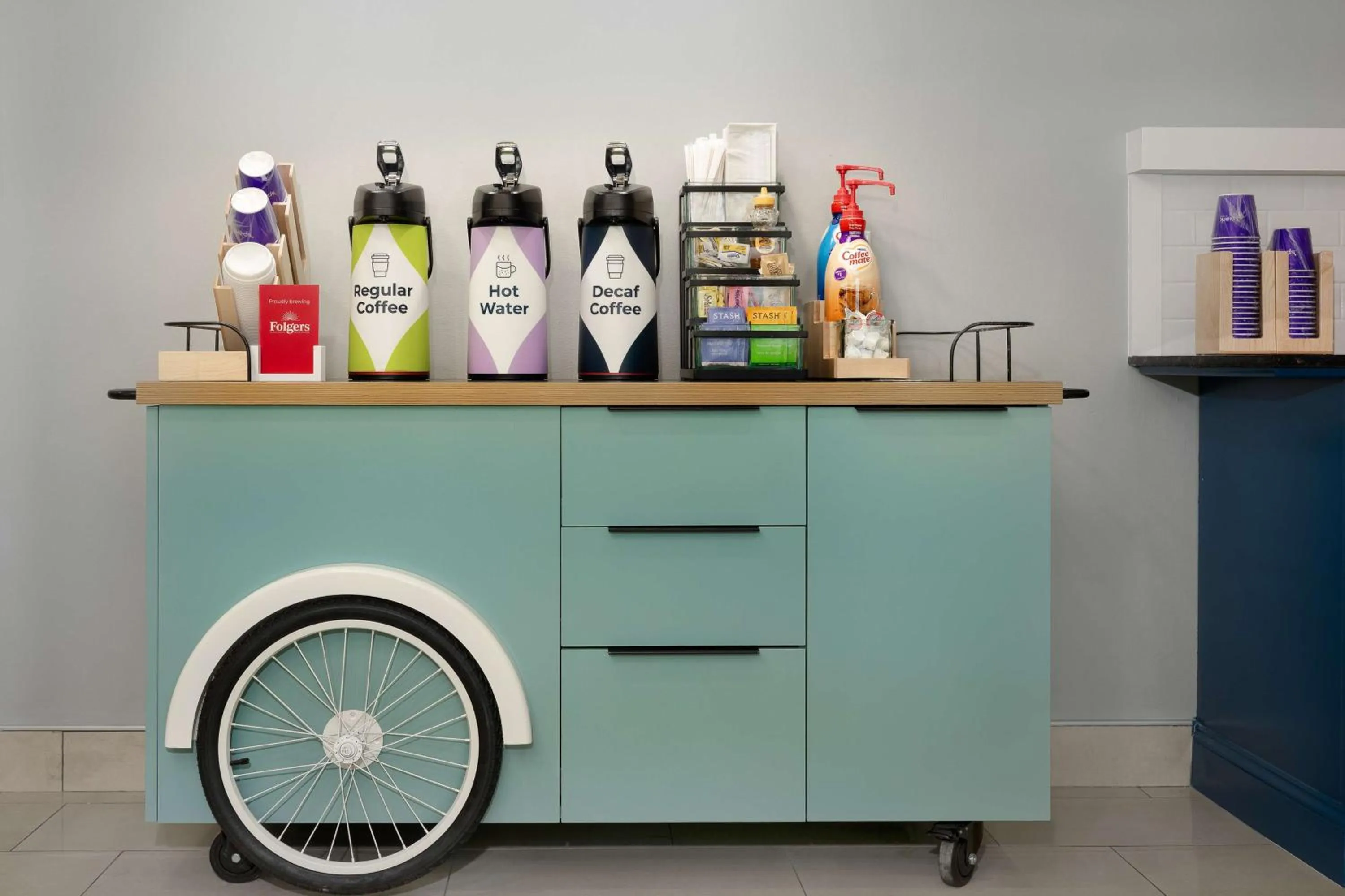 Dining area in Spark By Hilton Evansville East, In