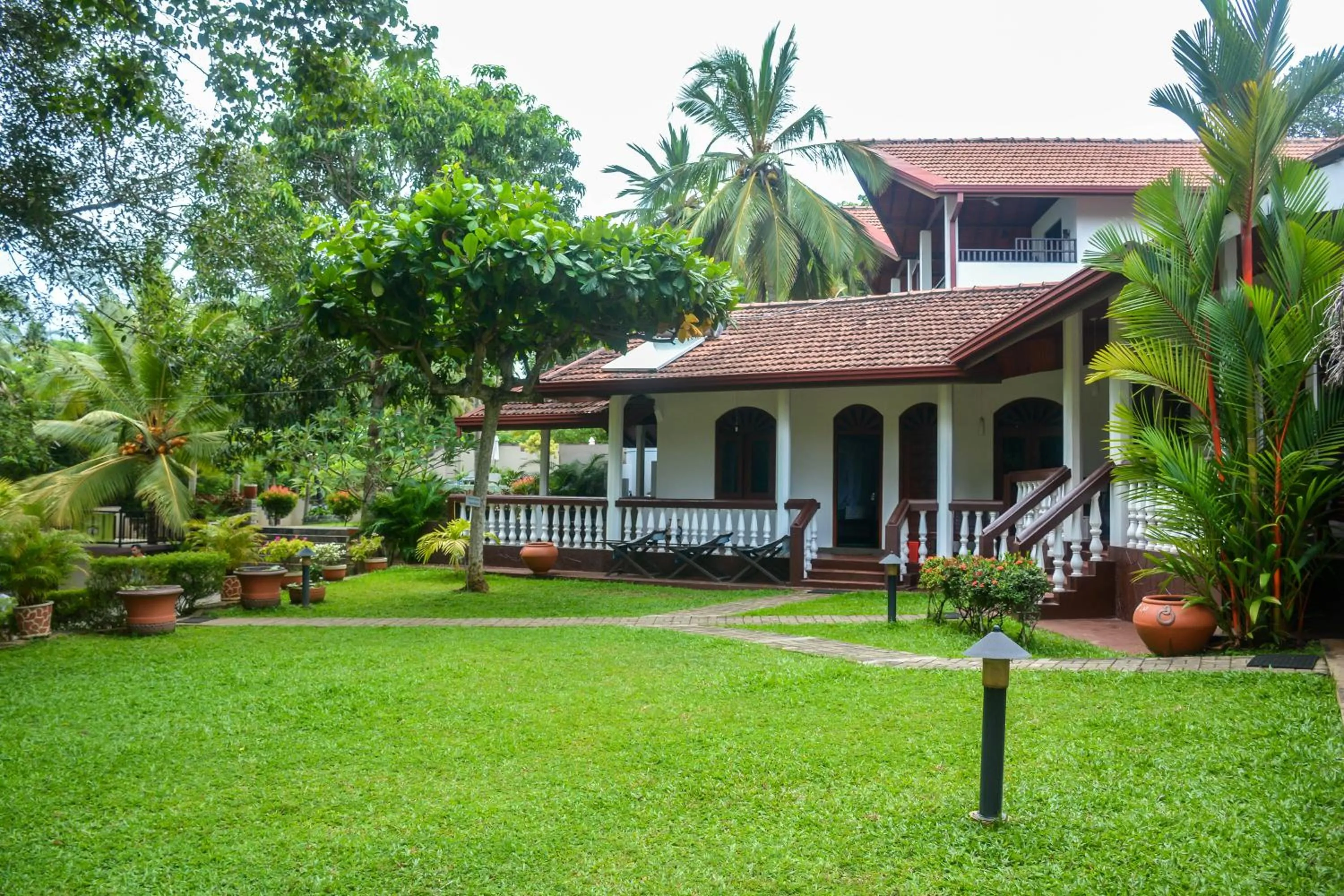 Garden in Goyambokka Guesthouse
