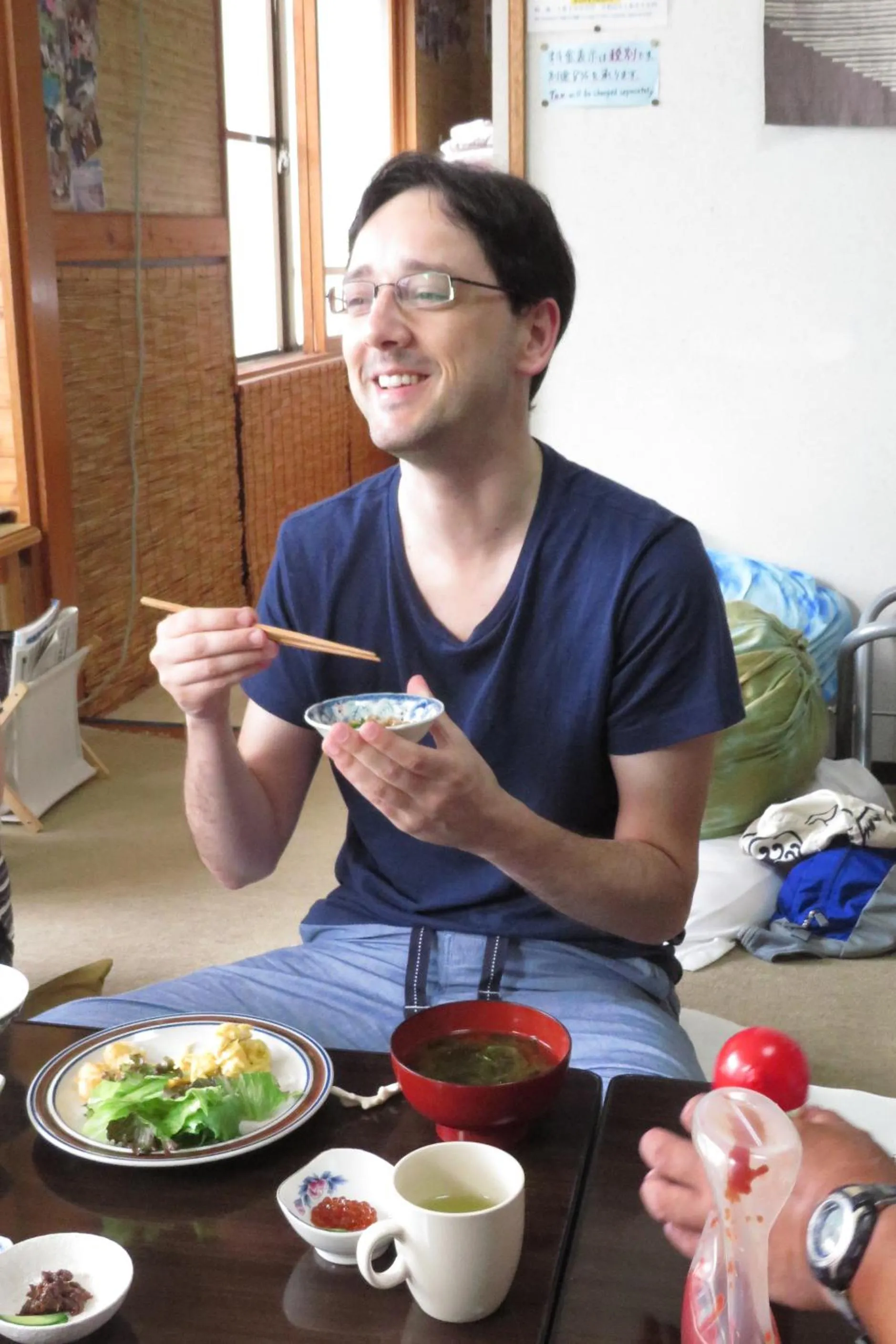 Guests in Traveler's Inn Asanebo