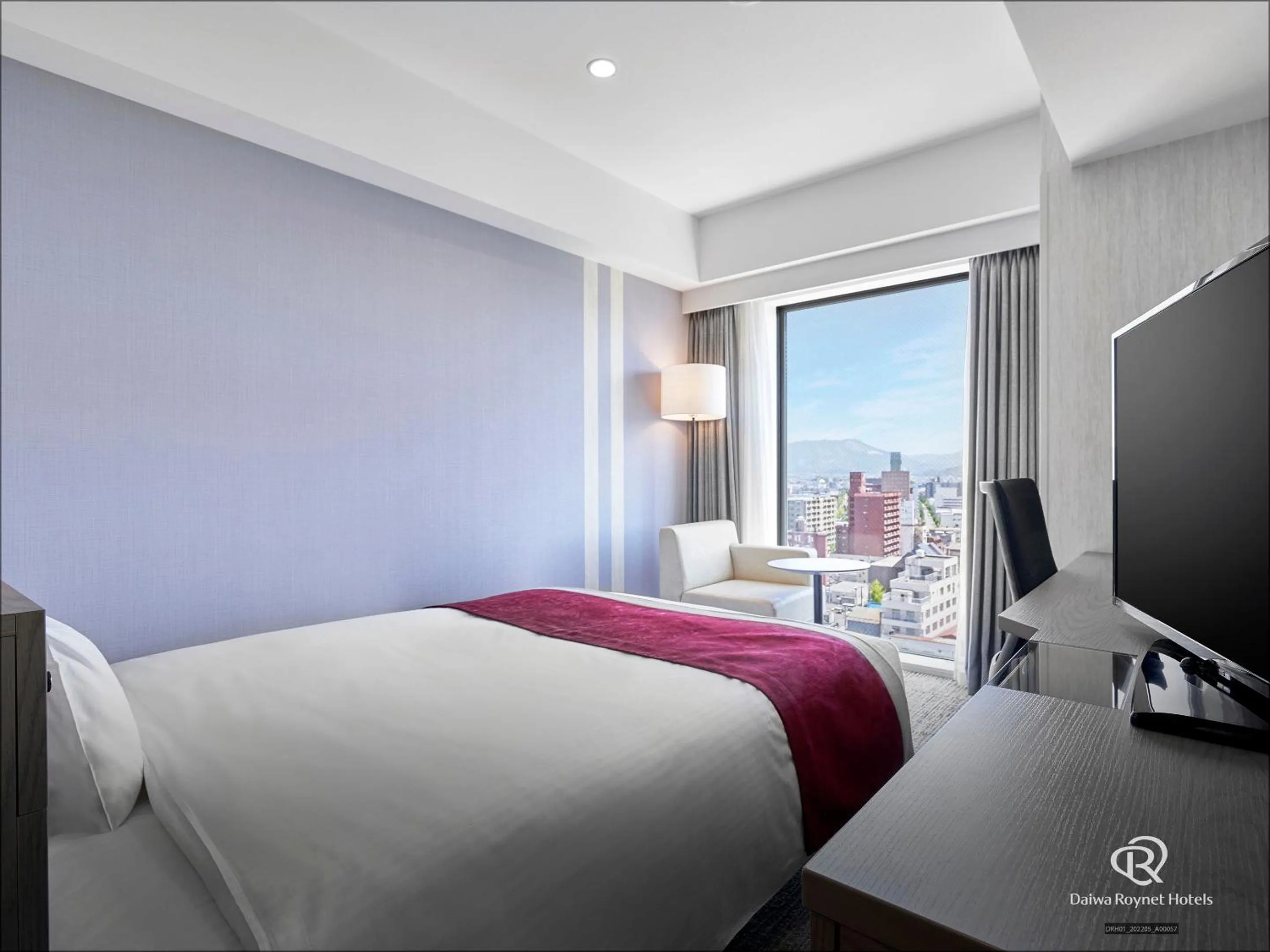 Photo of the whole room, Bed in Daiwa Roynet Hotel Aomori