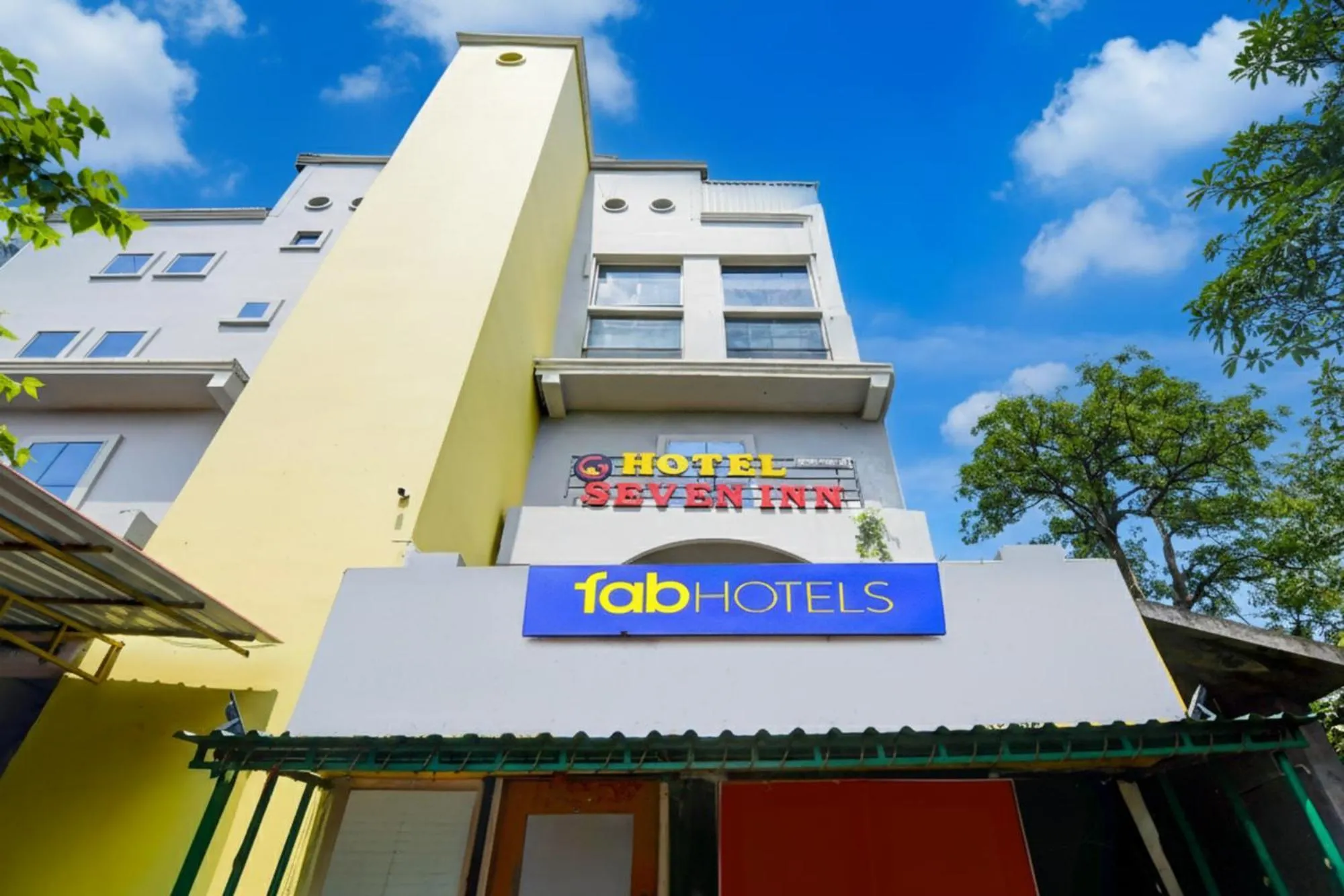 Property building in FabHotel Seven Inn