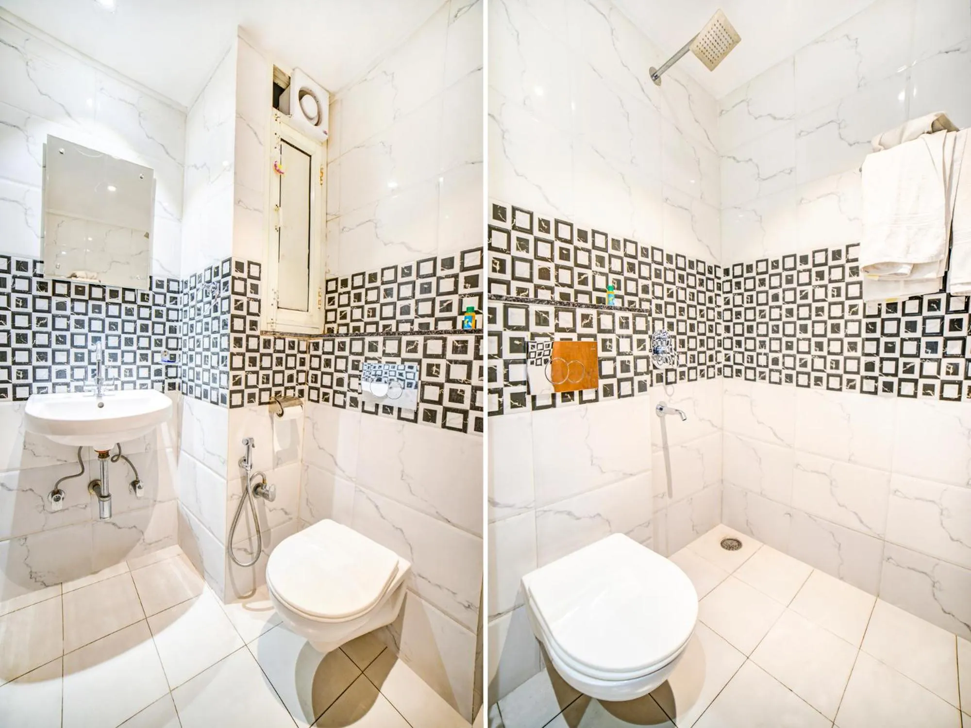 Toilet in FabHotel Diamond Zirakpur