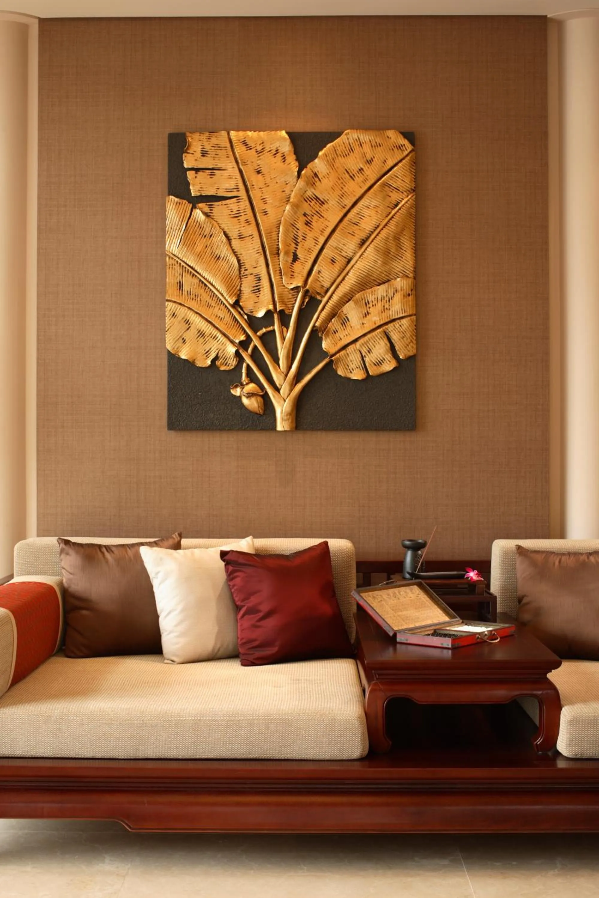 Living room in Banyan Tree Sanya