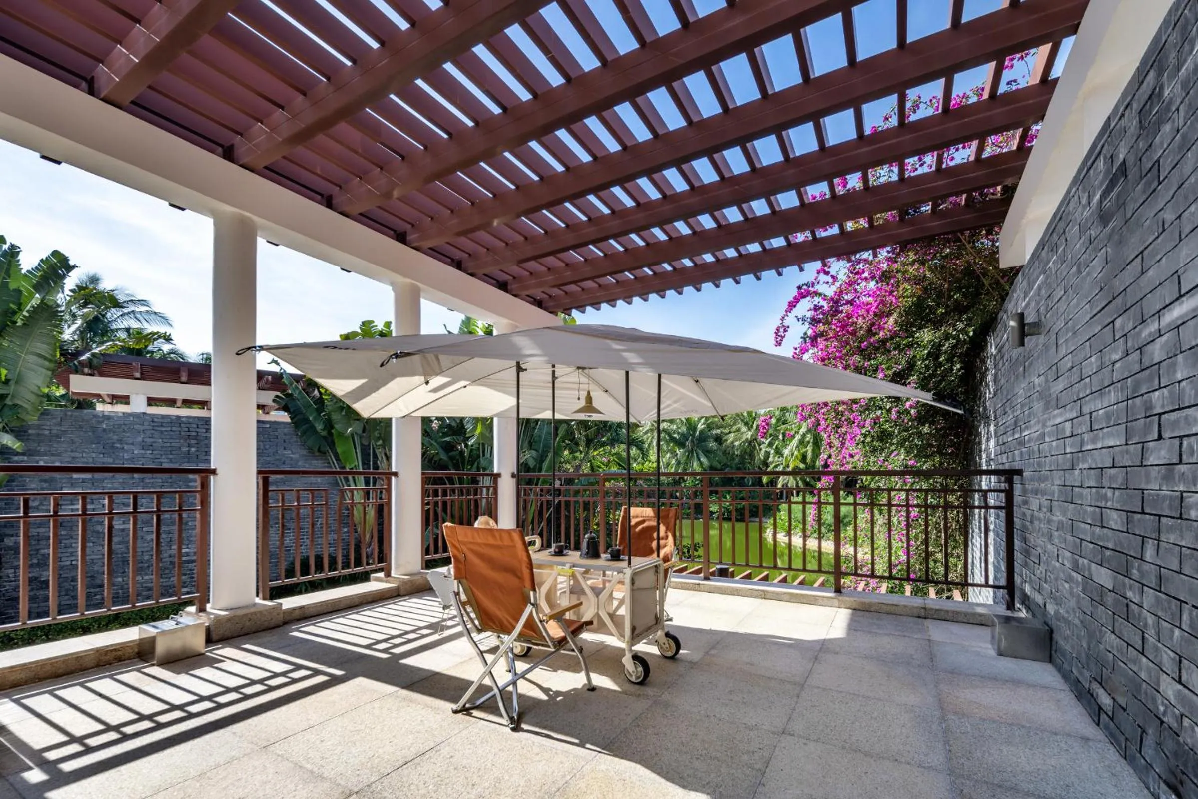 Balcony/Terrace in Banyan Tree Sanya