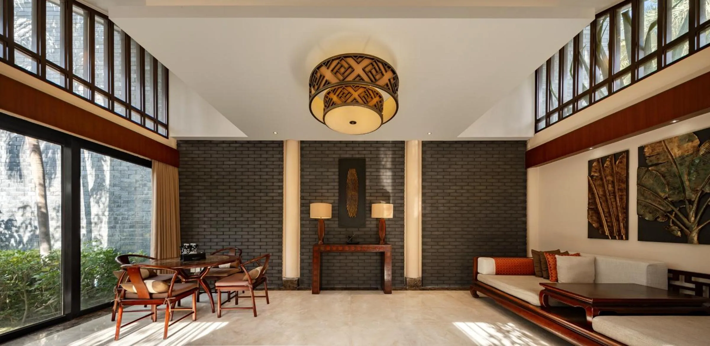 Living room in Banyan Tree Sanya